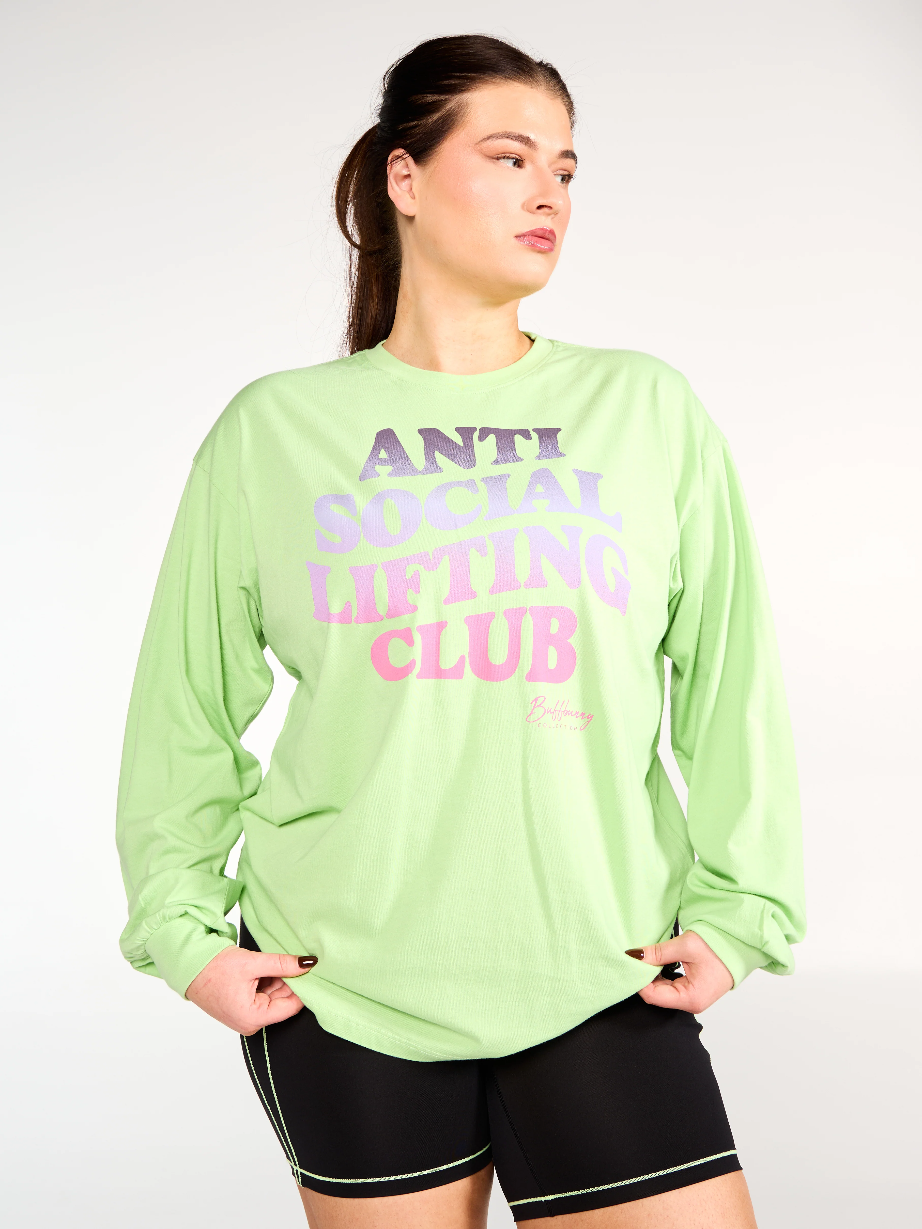 Social Long Sleeve Tee - Lima Bean - Image 5