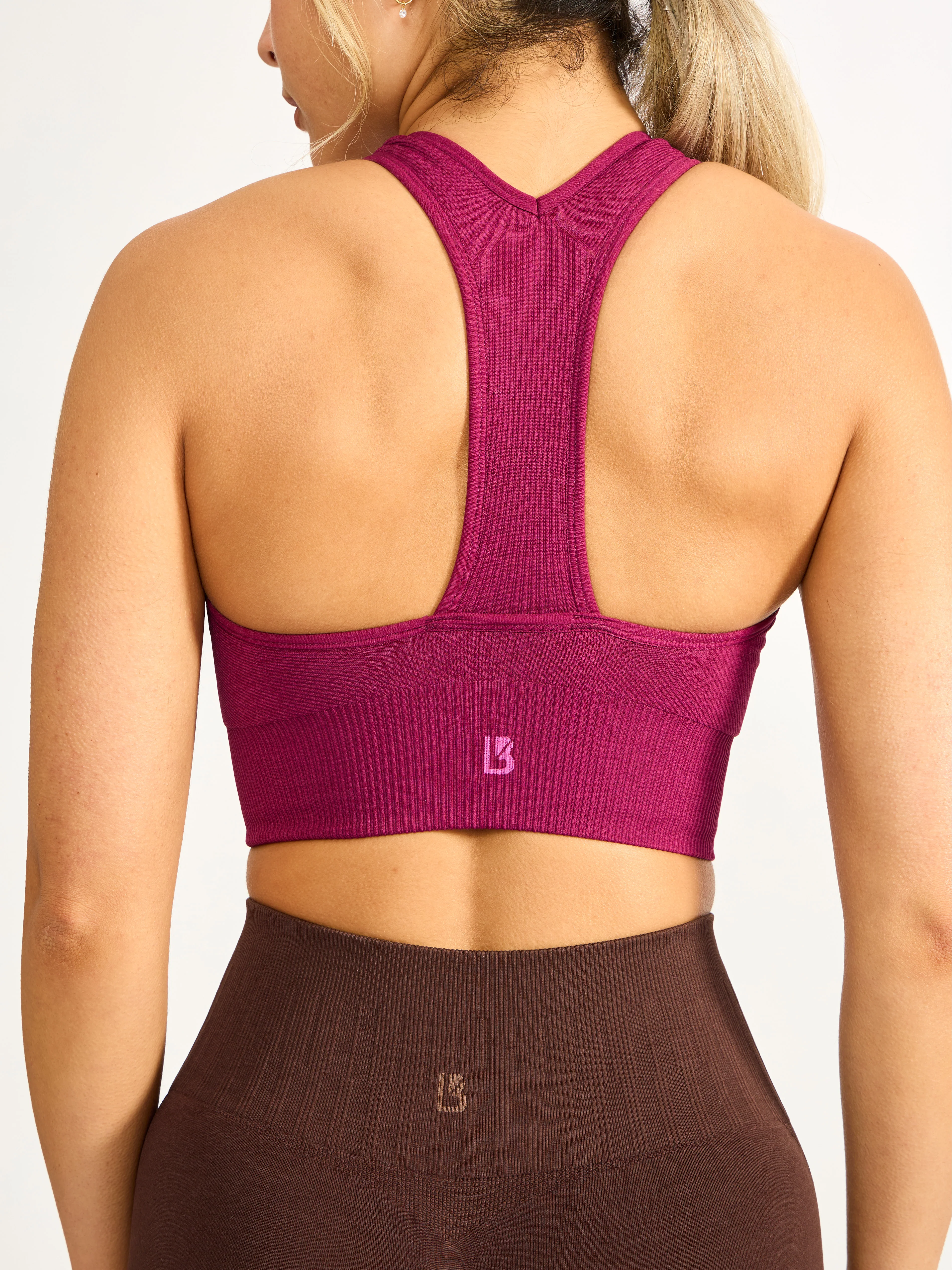 Sphynx Seamless Sports Bra - Empire Rose - Image 2