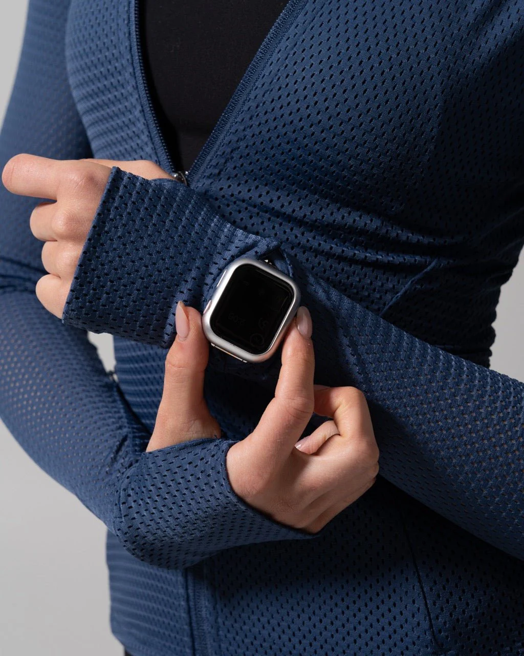 Spice Mesh Jacket - Baked Blue - Image 7