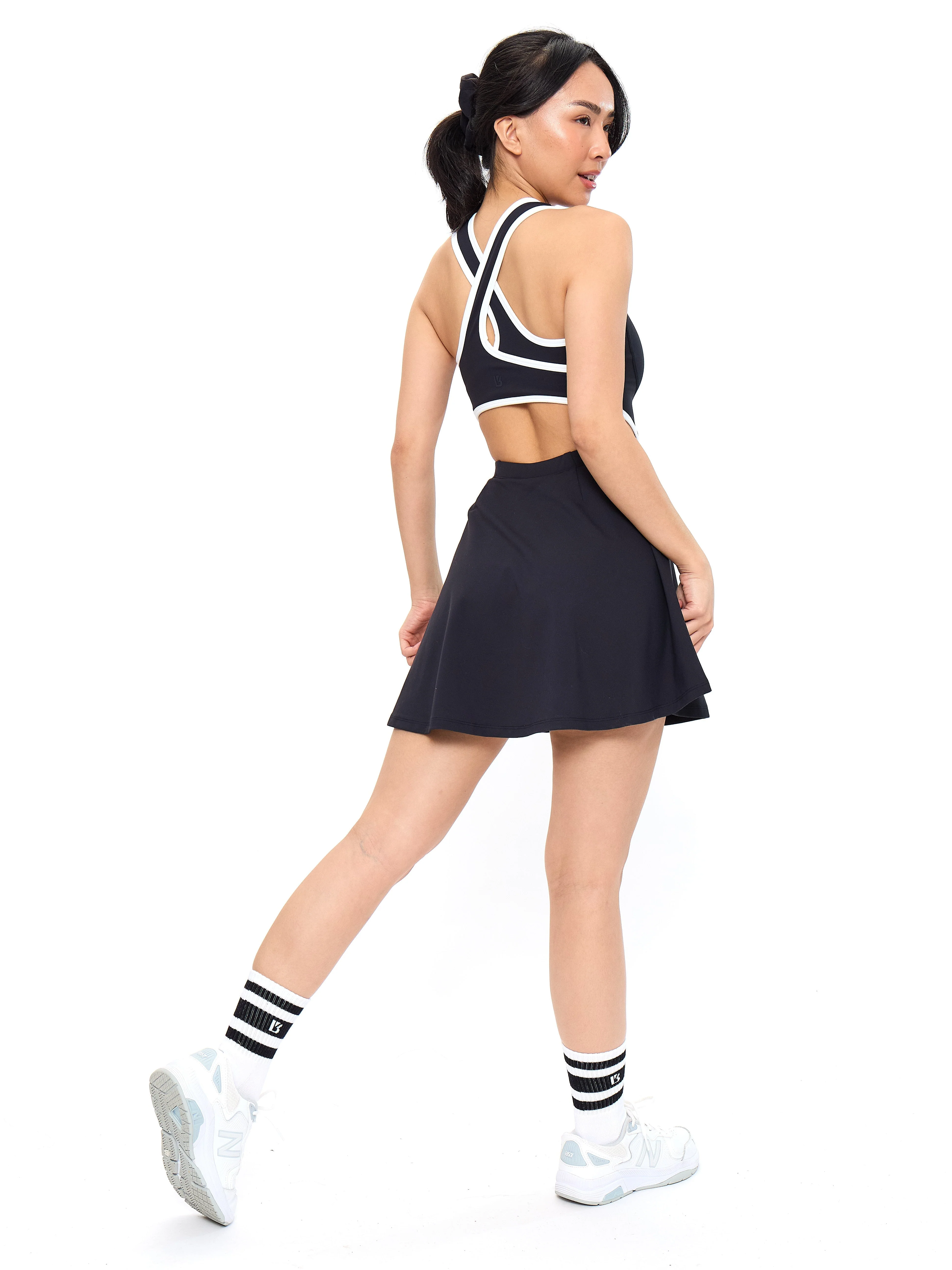 Sporty Story Dress - Onyx Black - Image 6