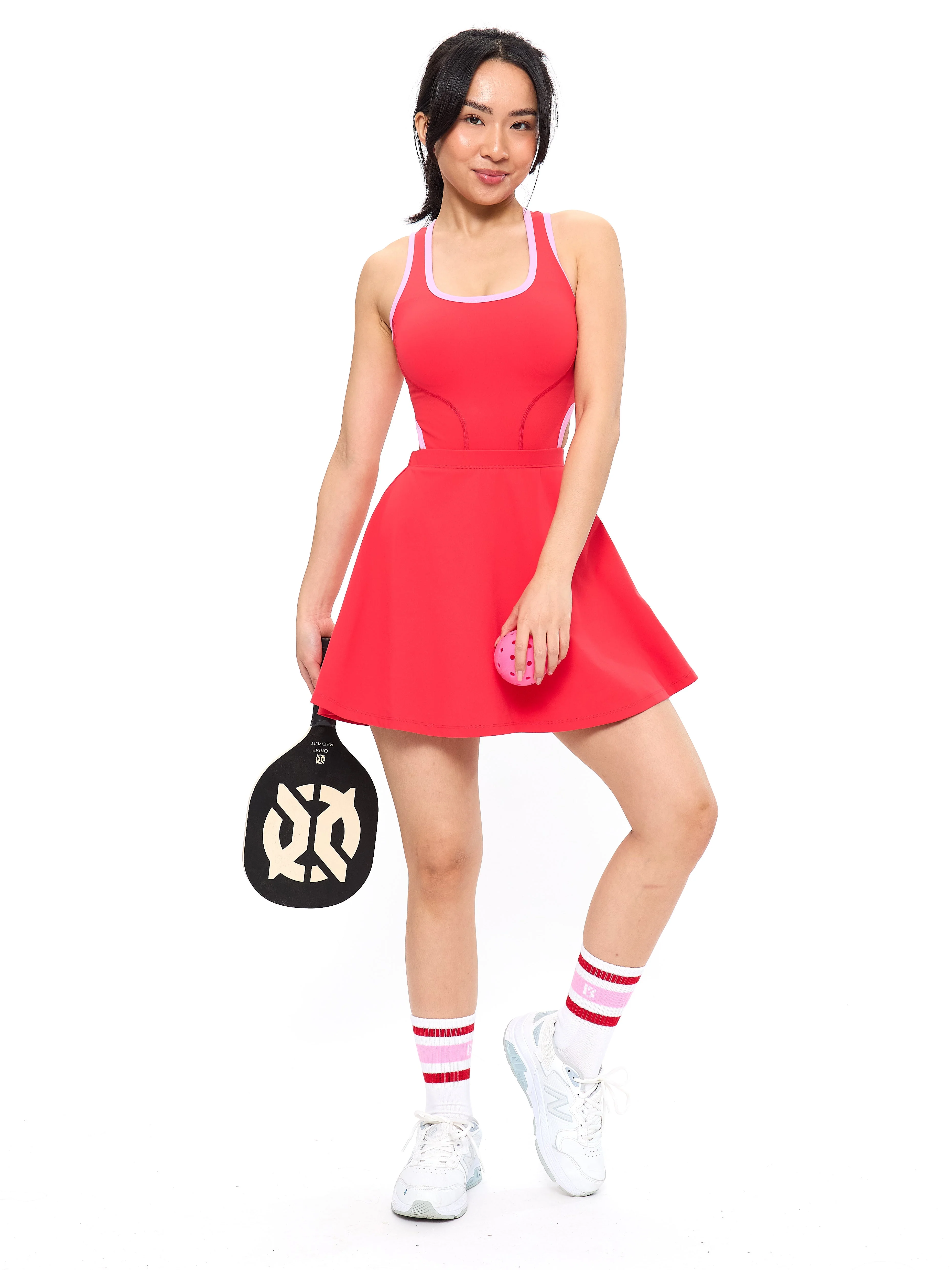 Sporty Story Dress - Salsa Red - Image 7