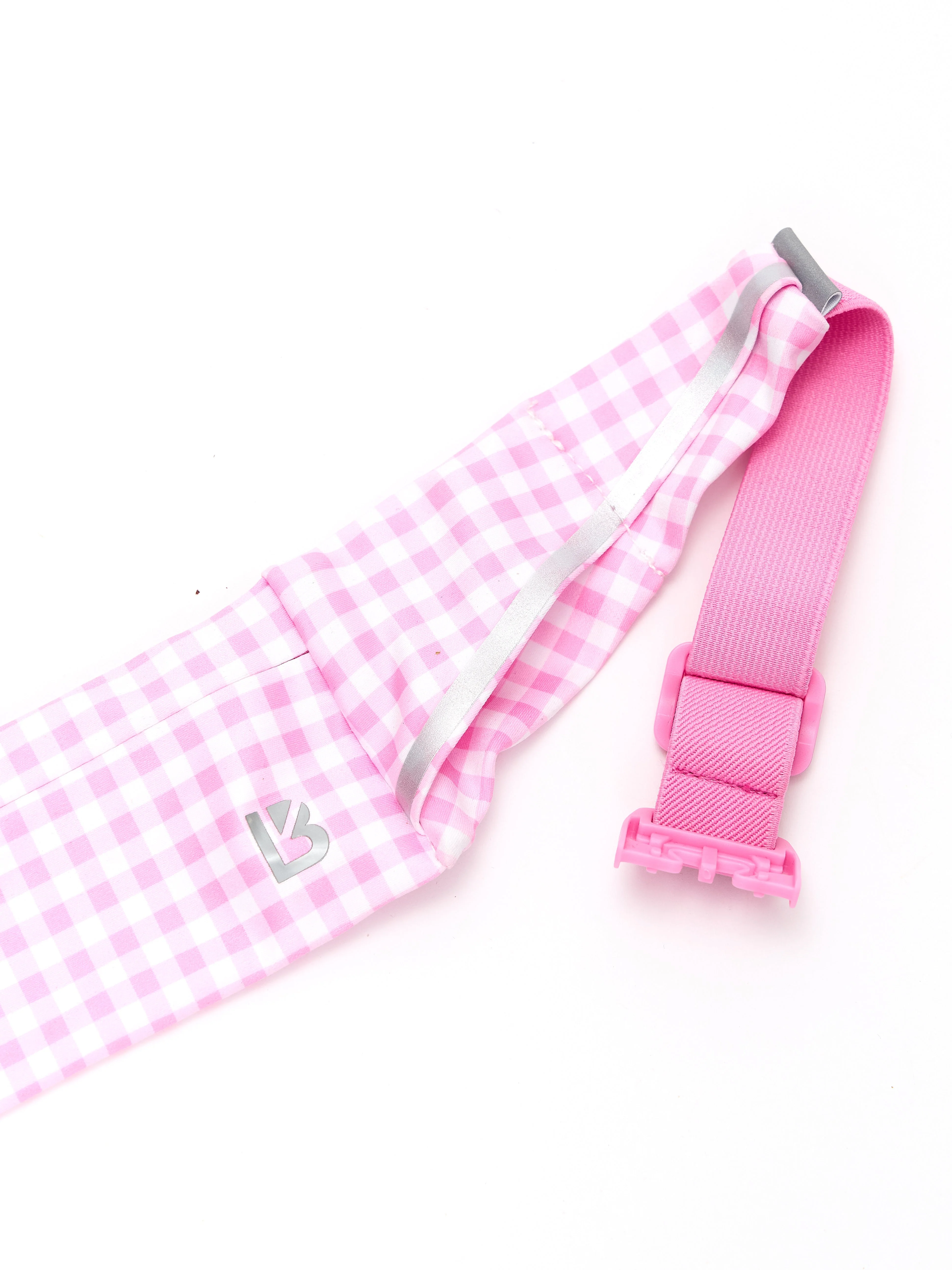 Story Running Belt - Pink Gingham - Image 3