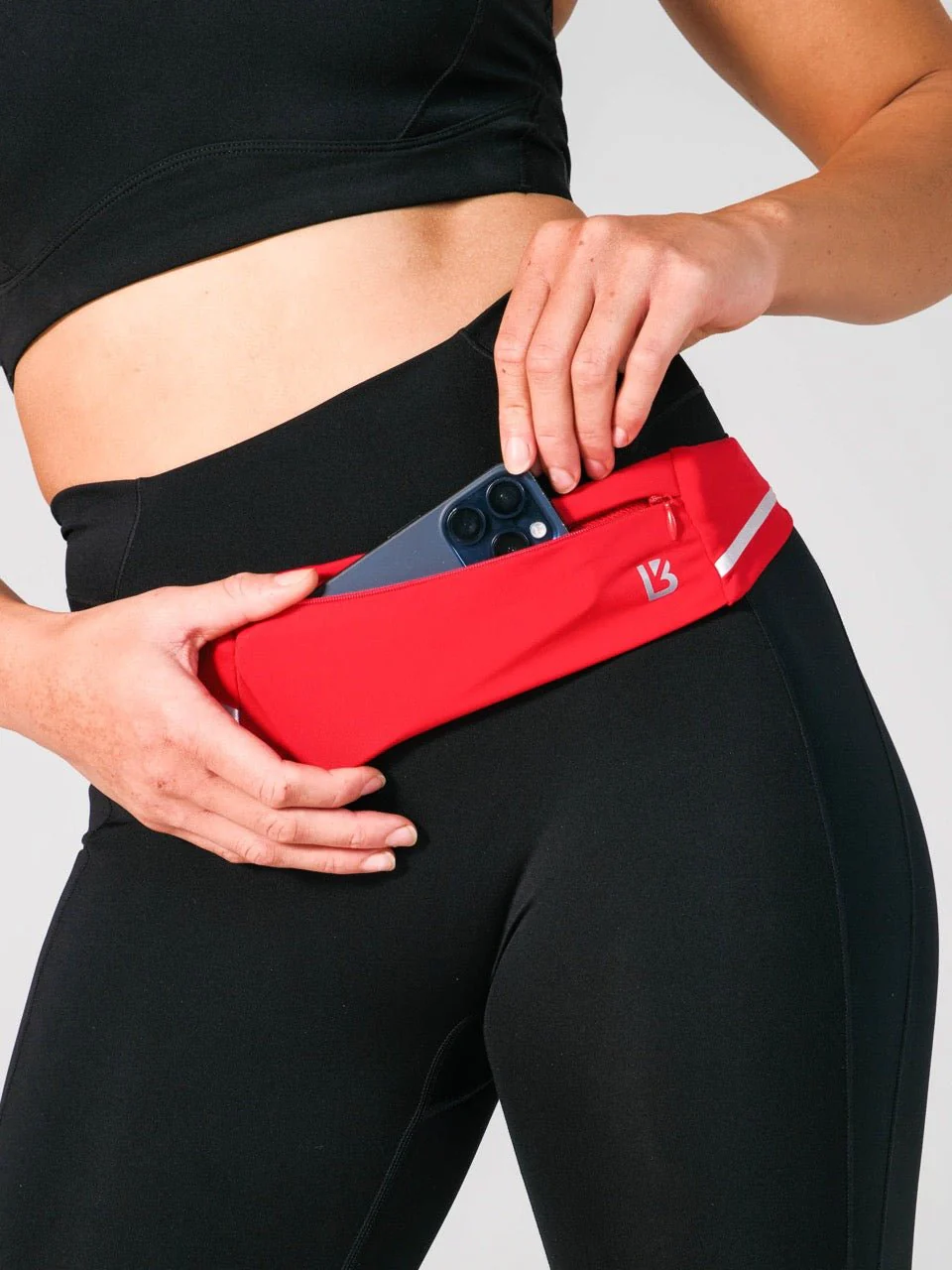 Story Running Belt - Lipstick Red - Image 9