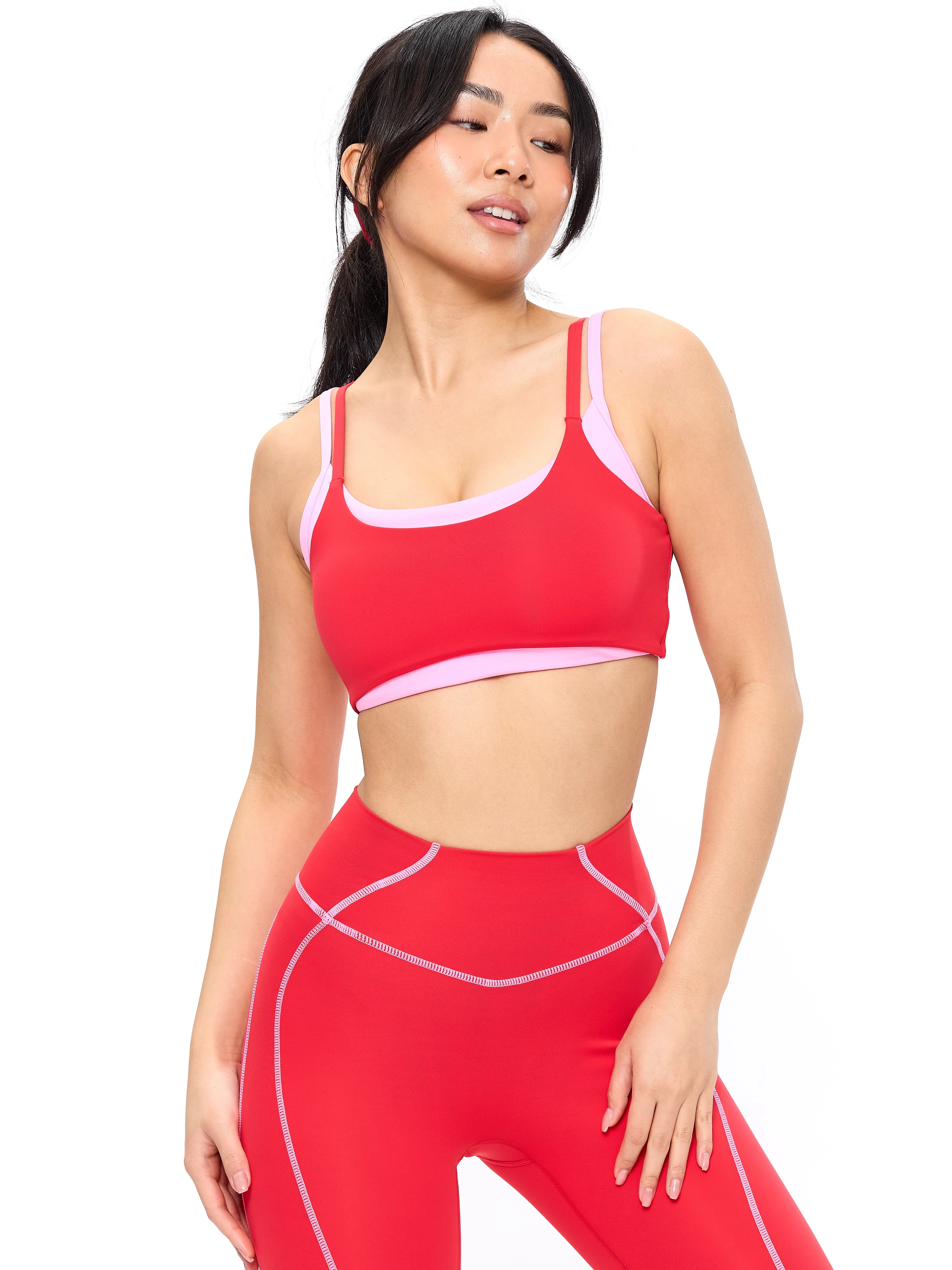 Story Sports Bra - Salsa Red - Image 4