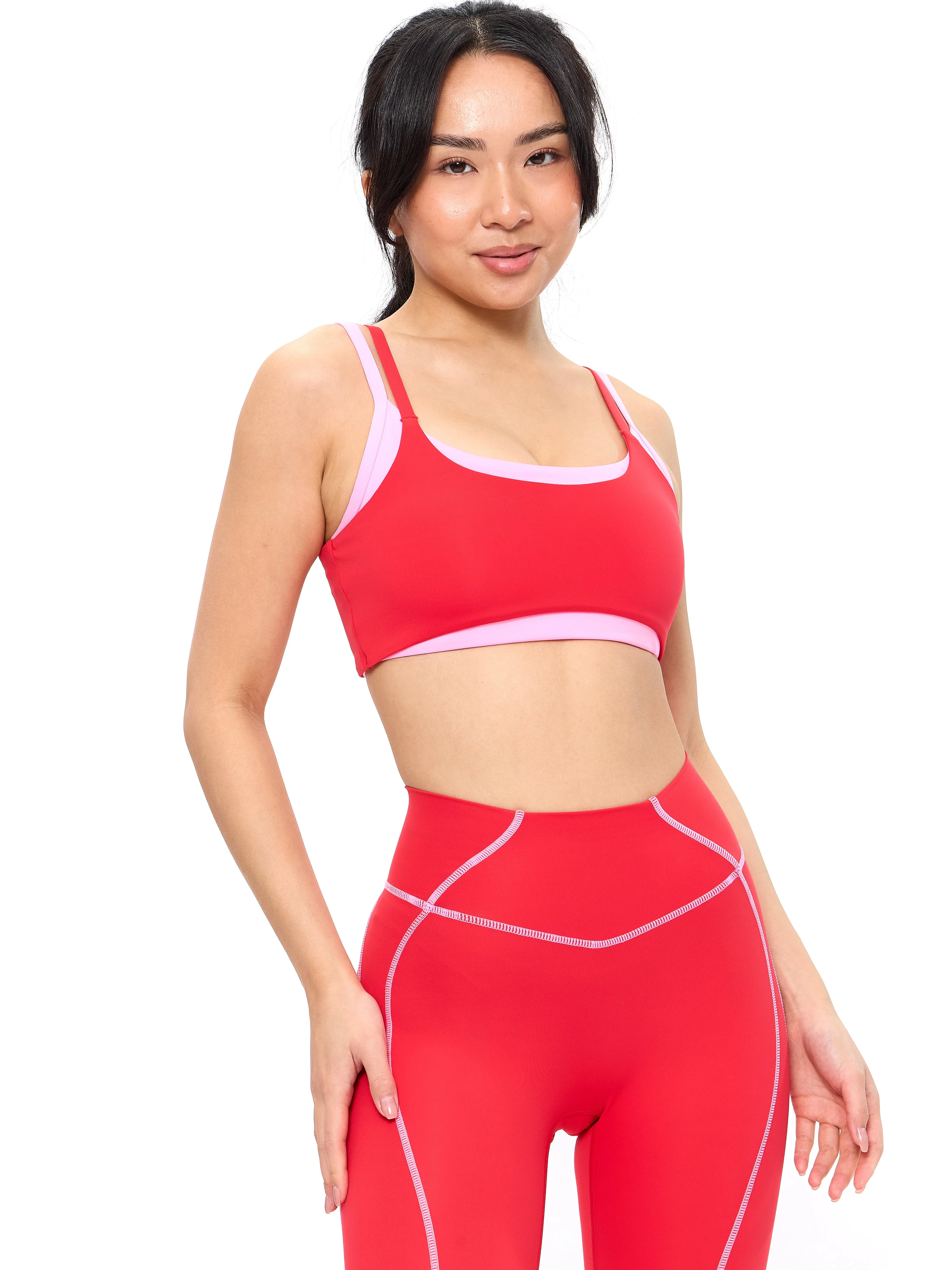 Story Sports Bra - Salsa Red - Image 5