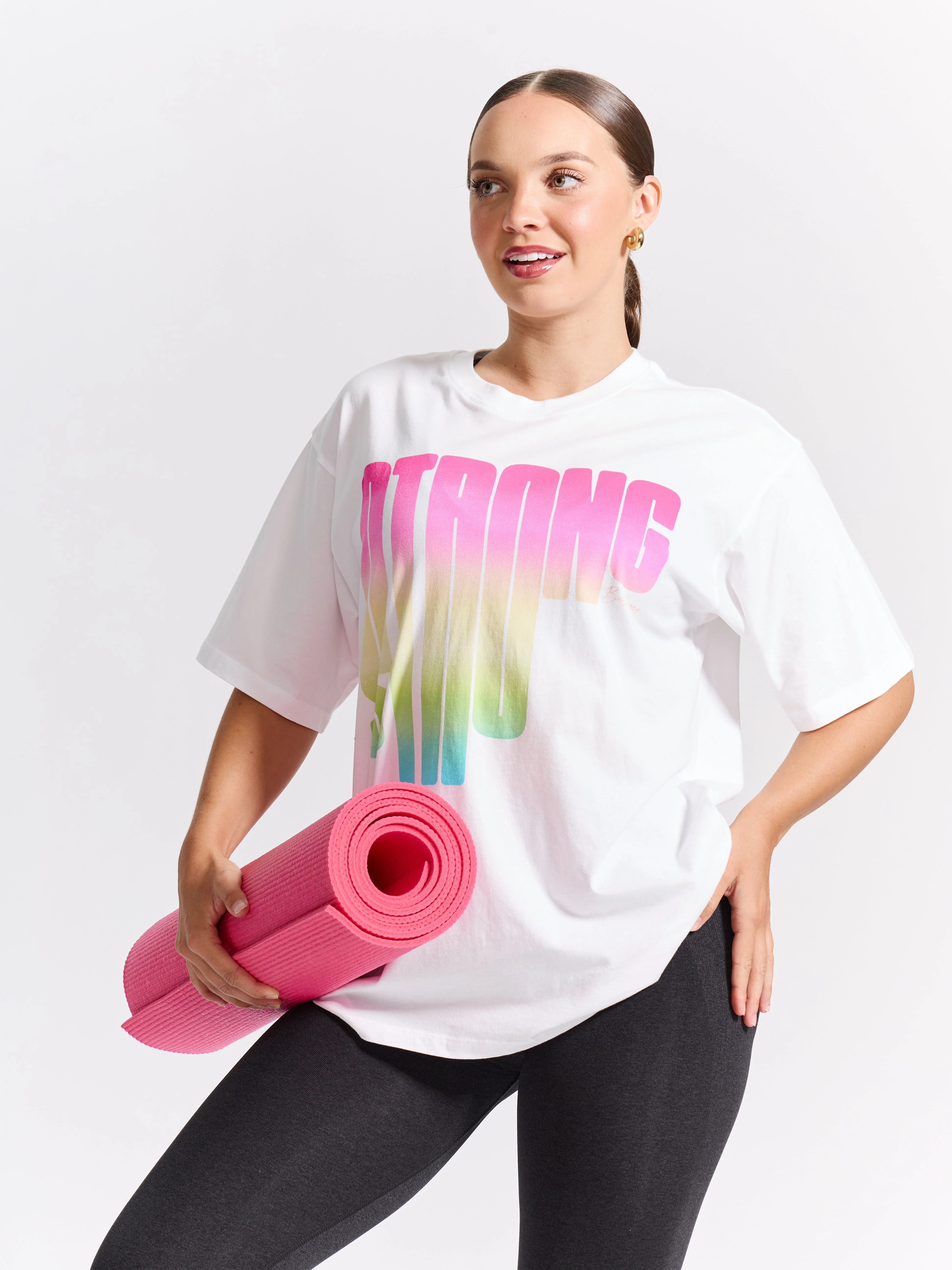 Strong SS Tee - White - Image 2