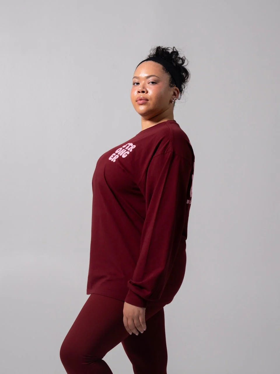 Stronger Long Sleeve Tee - Vineyard - Image 3