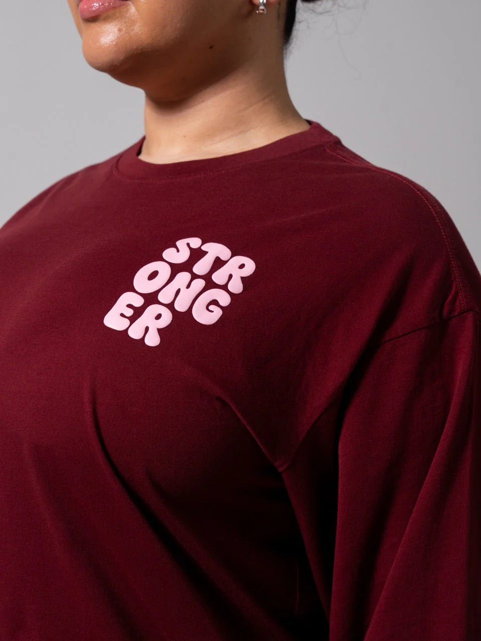 Stronger Long Sleeve Tee - Vineyard - Image 5
