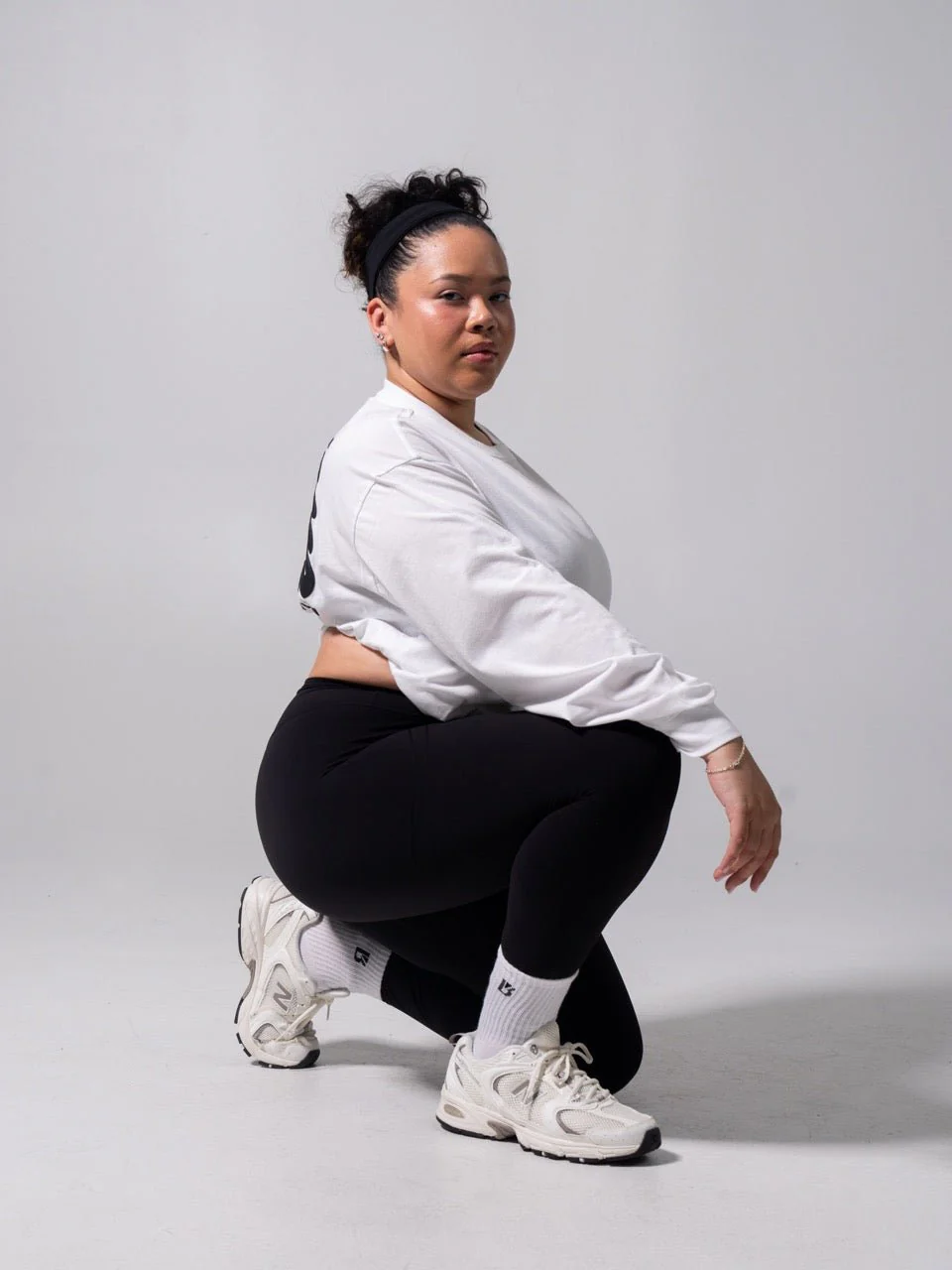 Stronger Long Sleeve Tee - White - Image 3