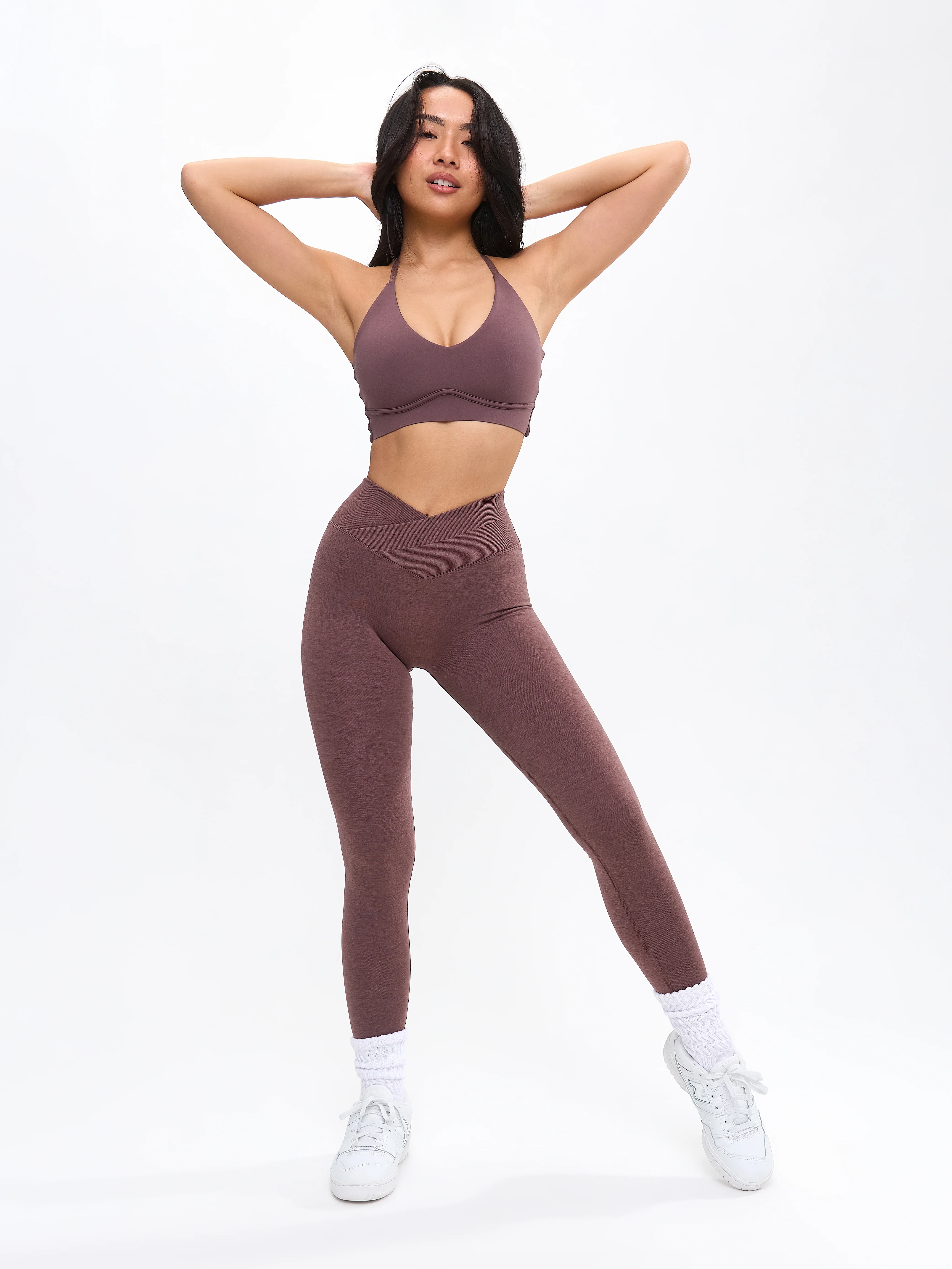 Sultry Sports Bra - Mocha Berry - Image 5