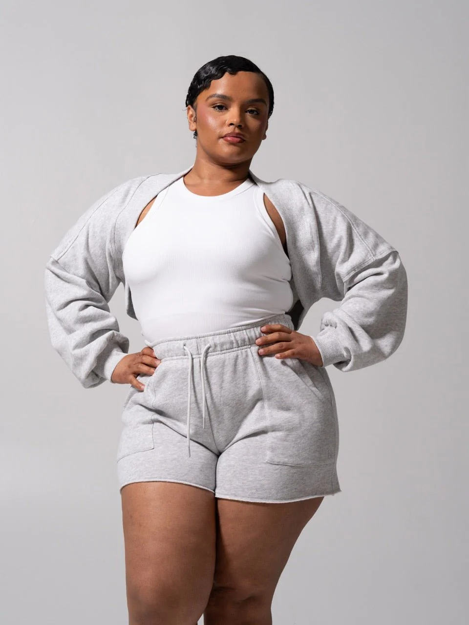 Threads Bolero - Heather Grey - Image 4