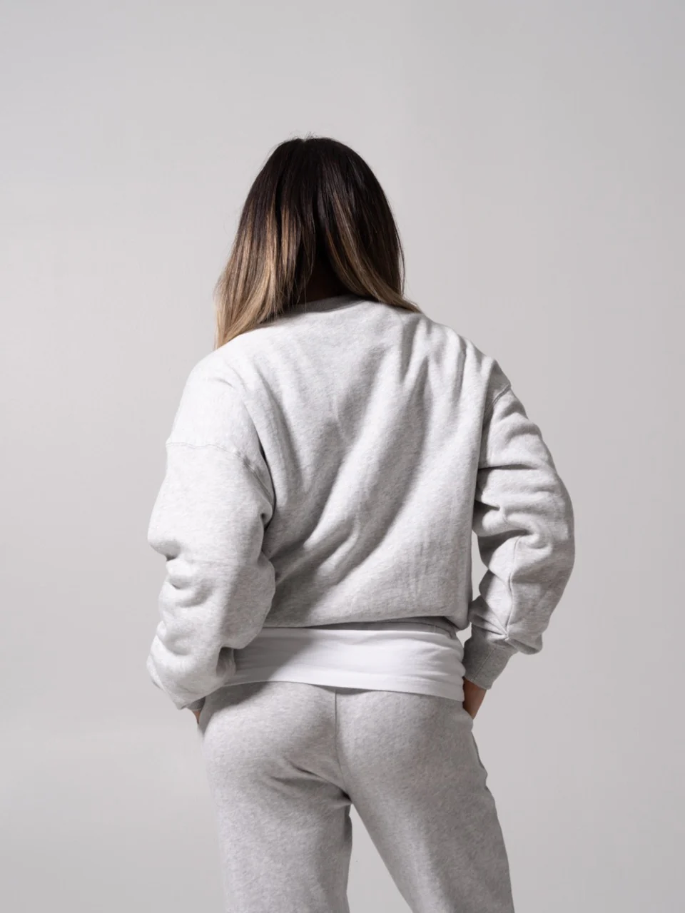 Threads Crew Pullover - Heather Grey - Image 5