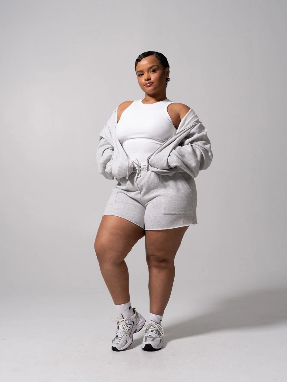 Threads Short - Heather Grey - Image 2