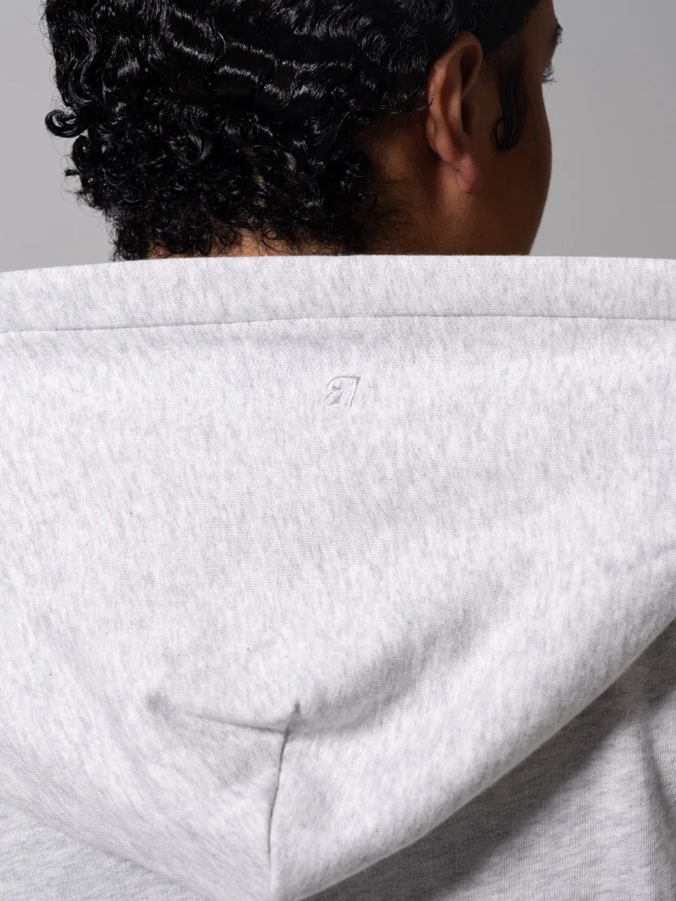 Threads Waist Zip Hoodie - Heather Grey - Image 5