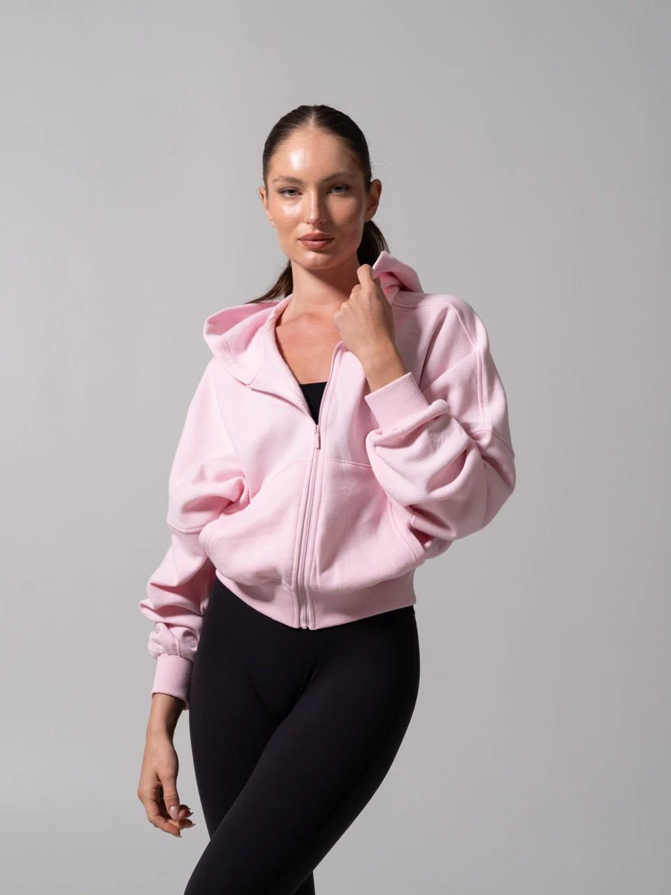 Threads Waist Zip Hoodie - Light Hot Mess - Image 3
