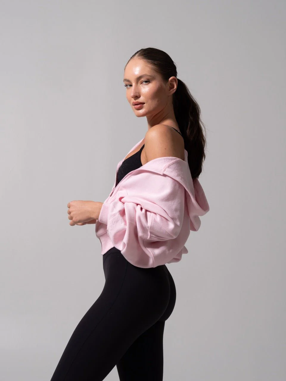 Threads Waist Zip Hoodie - Light Hot Mess - Image 5