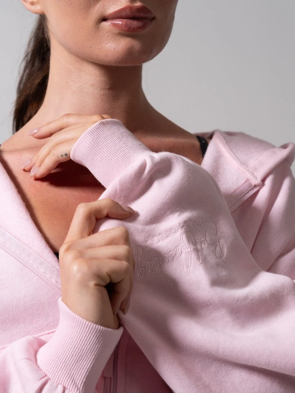 Threads Waist Zip Hoodie - Light Hot Mess - Image 9
