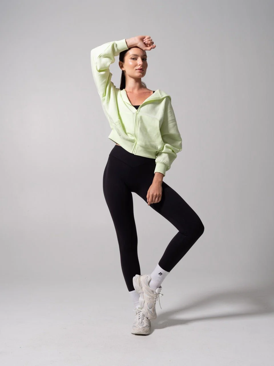 Threads Waist Zip Hoodie - Light Margarita - Image 2