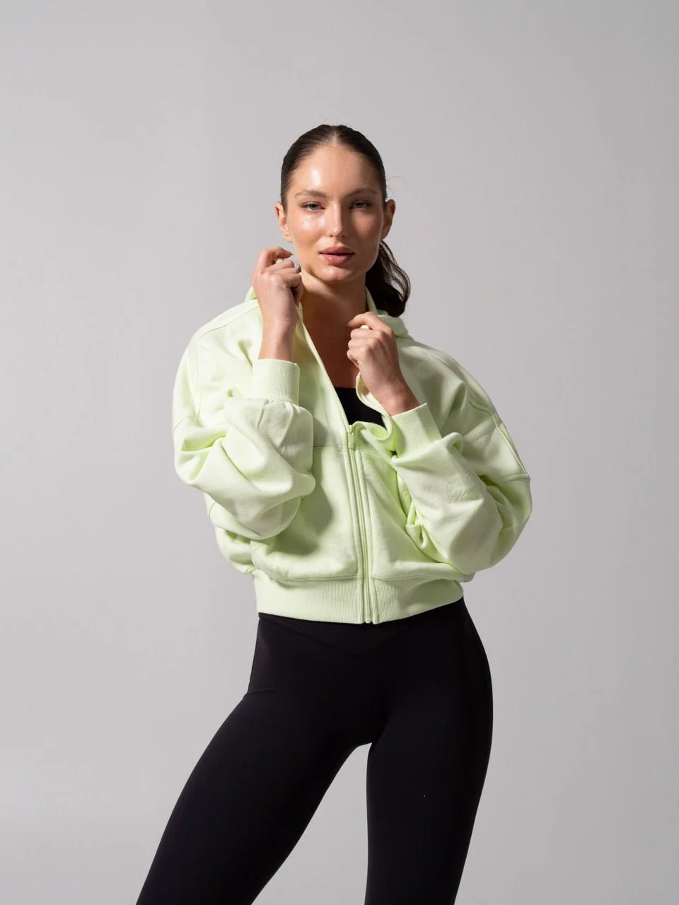 Threads Waist Zip Hoodie - Light Margarita - Image 3