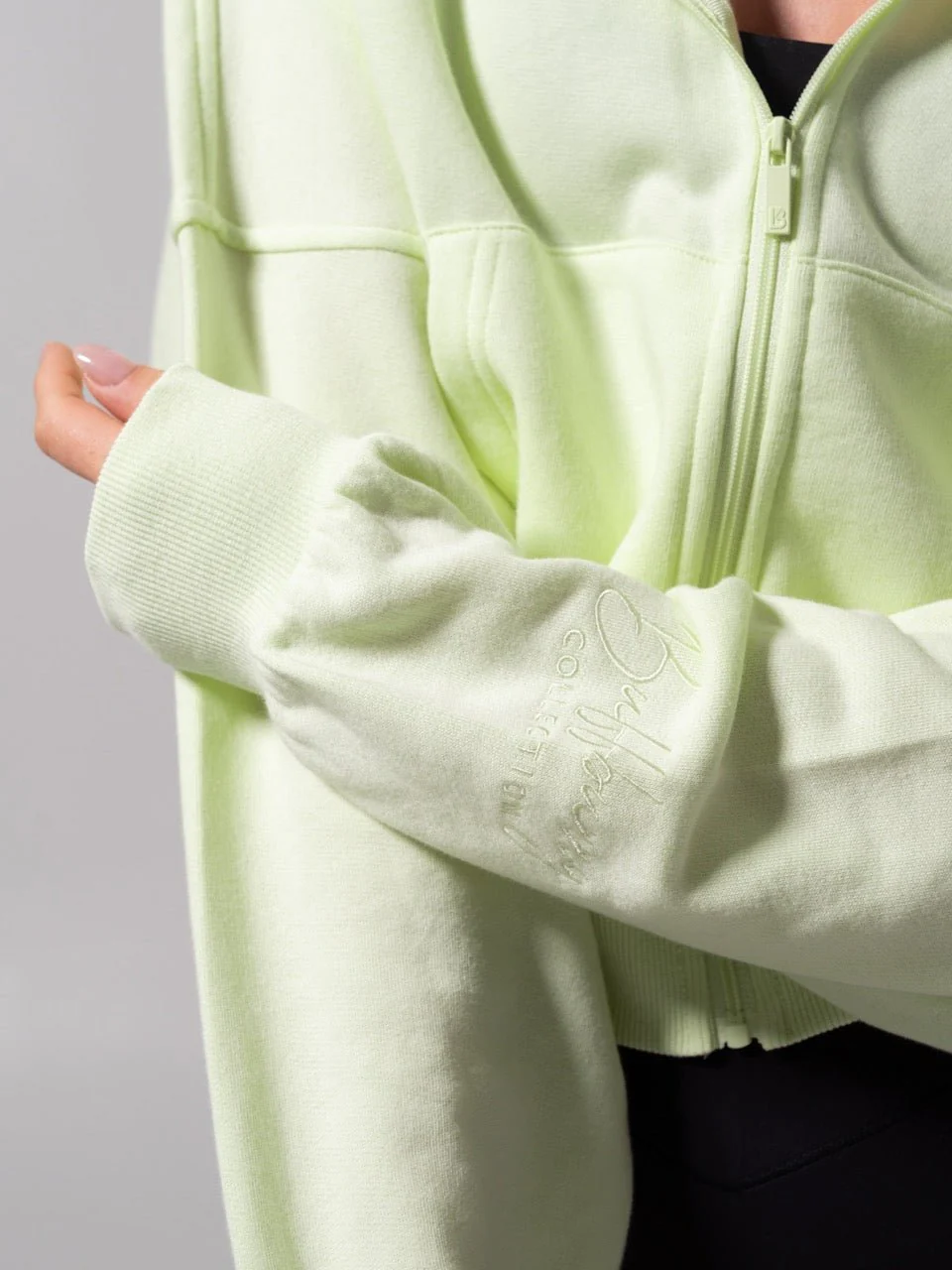 Threads Waist Zip Hoodie - Light Margarita - Image 6