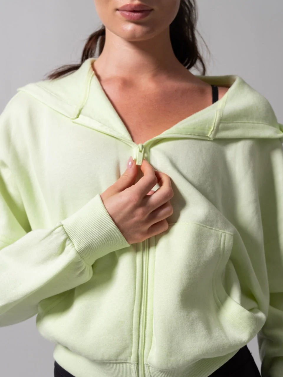 Threads Waist Zip Hoodie - Light Margarita - Image 7