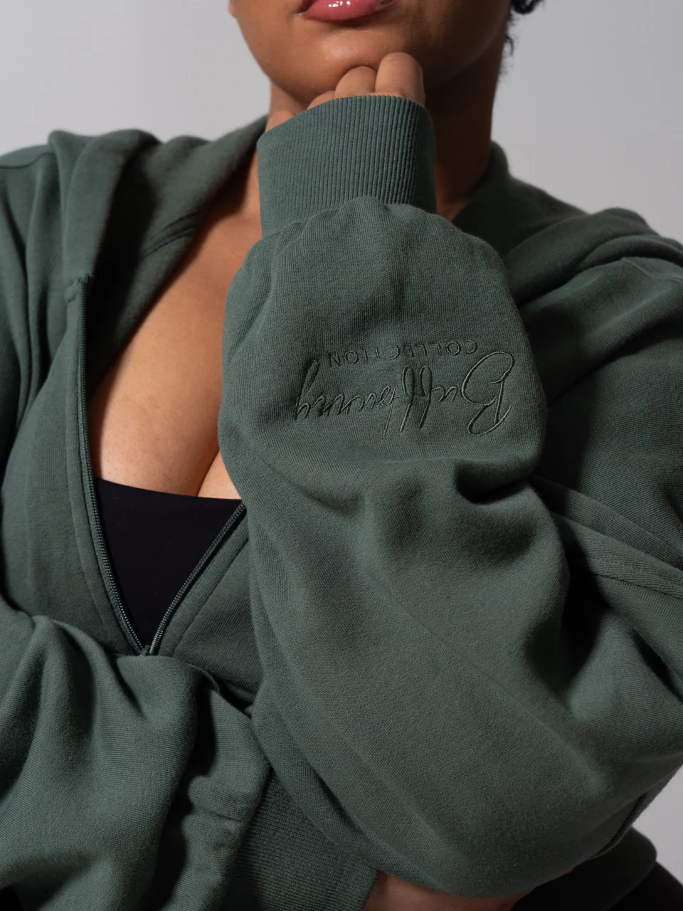 Threads Waist Zip Hoodie - Limon Pepino - Image 6