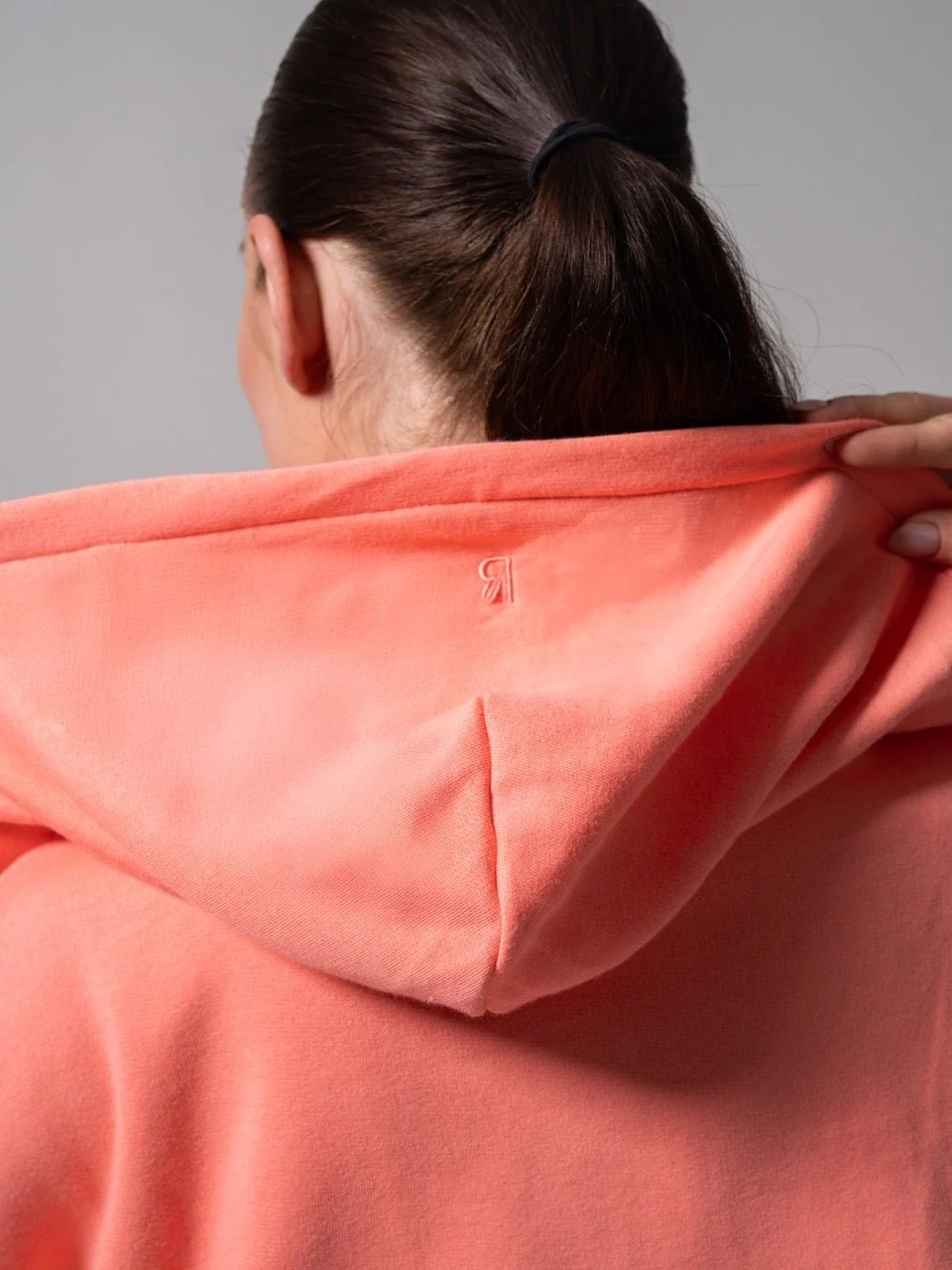 Threads Waist Zip Hoodie - Sorbet - Image 7