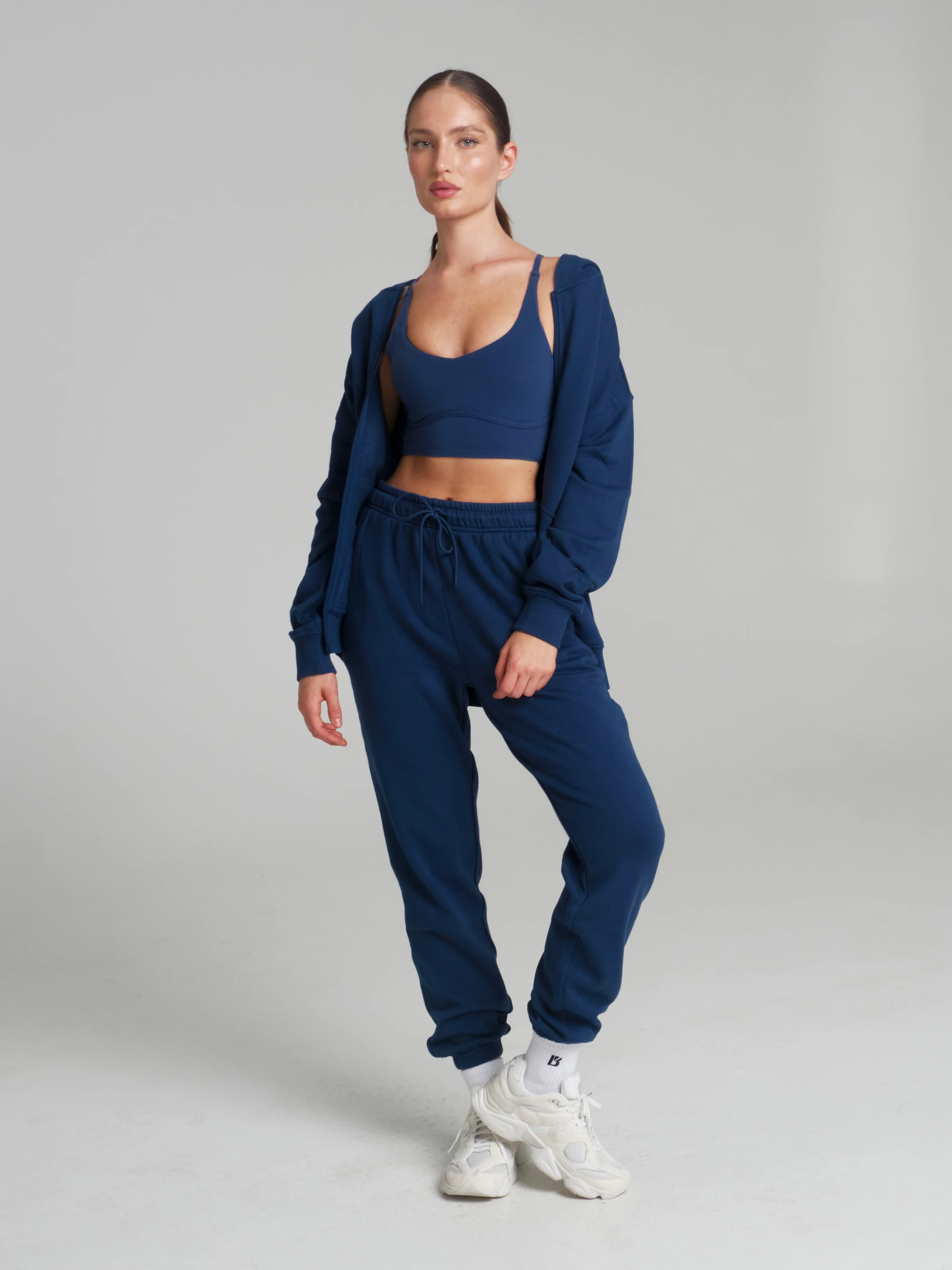 Threads Zip Hoodie - Baked Blue - Image 8