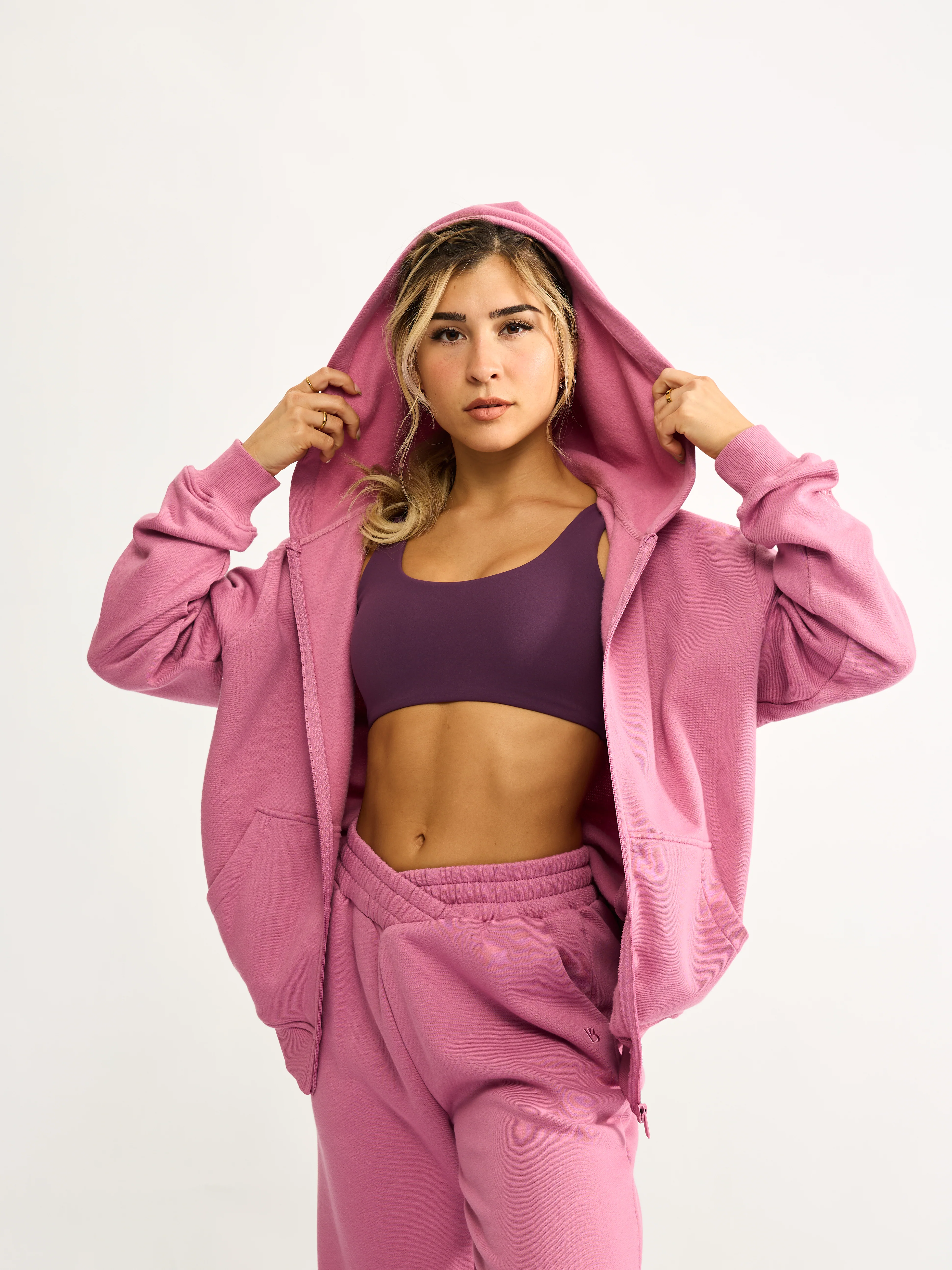 Threads Zip Hoodie - Bloom - Image 3
