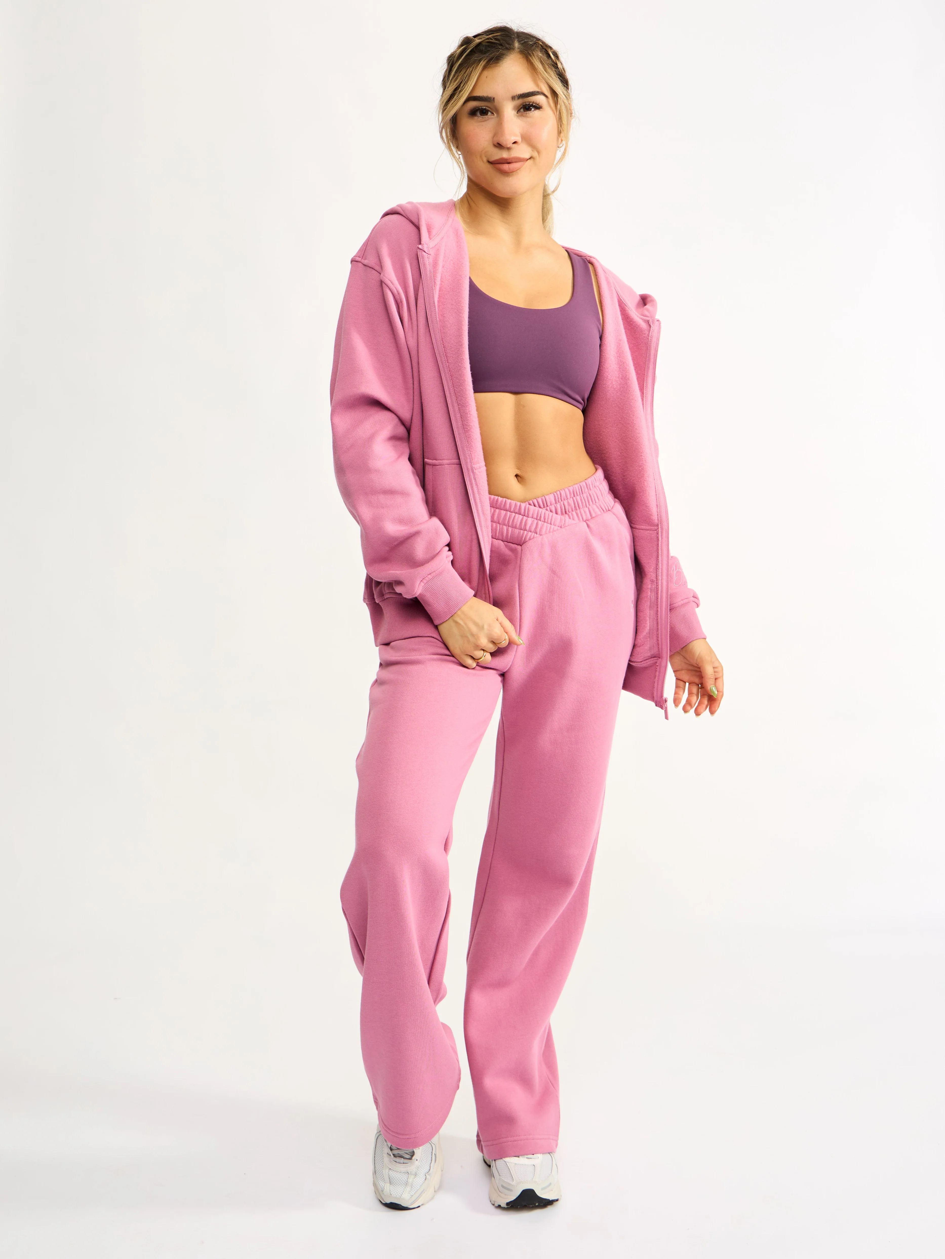 Threads Zip Hoodie - Bloom - Image 4