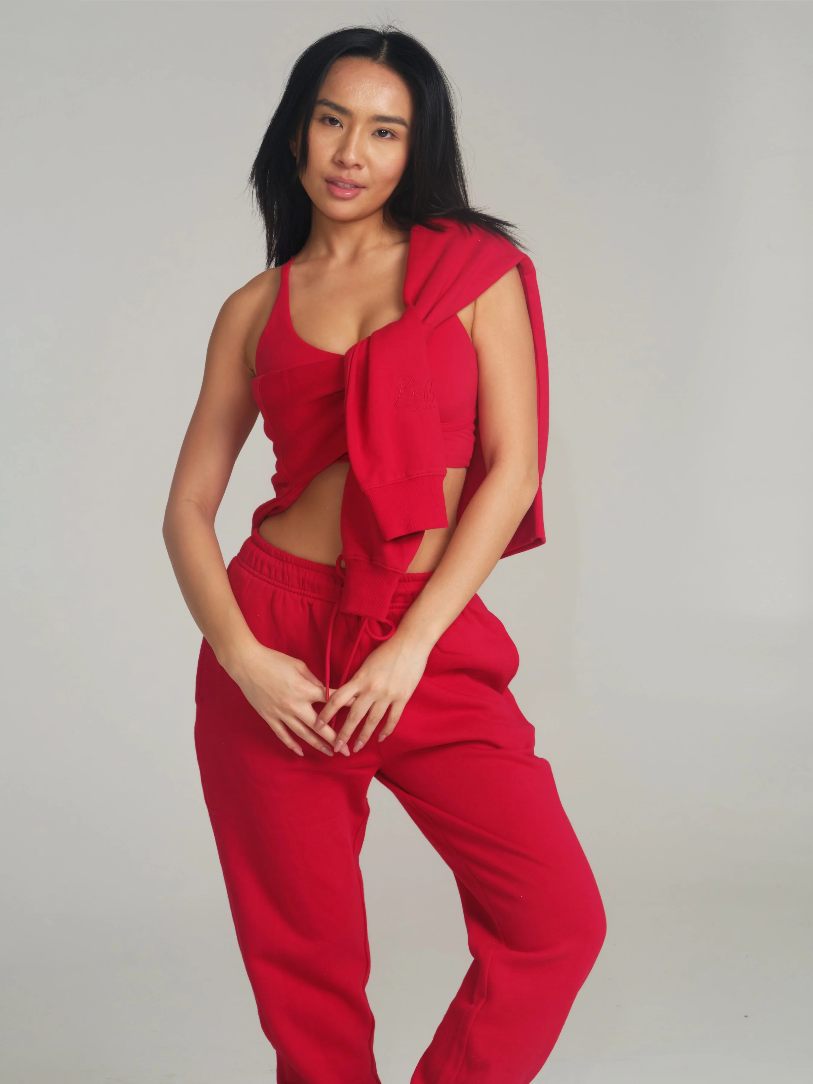 Threads Zip Hoodie - Lipstick Red - Image 6