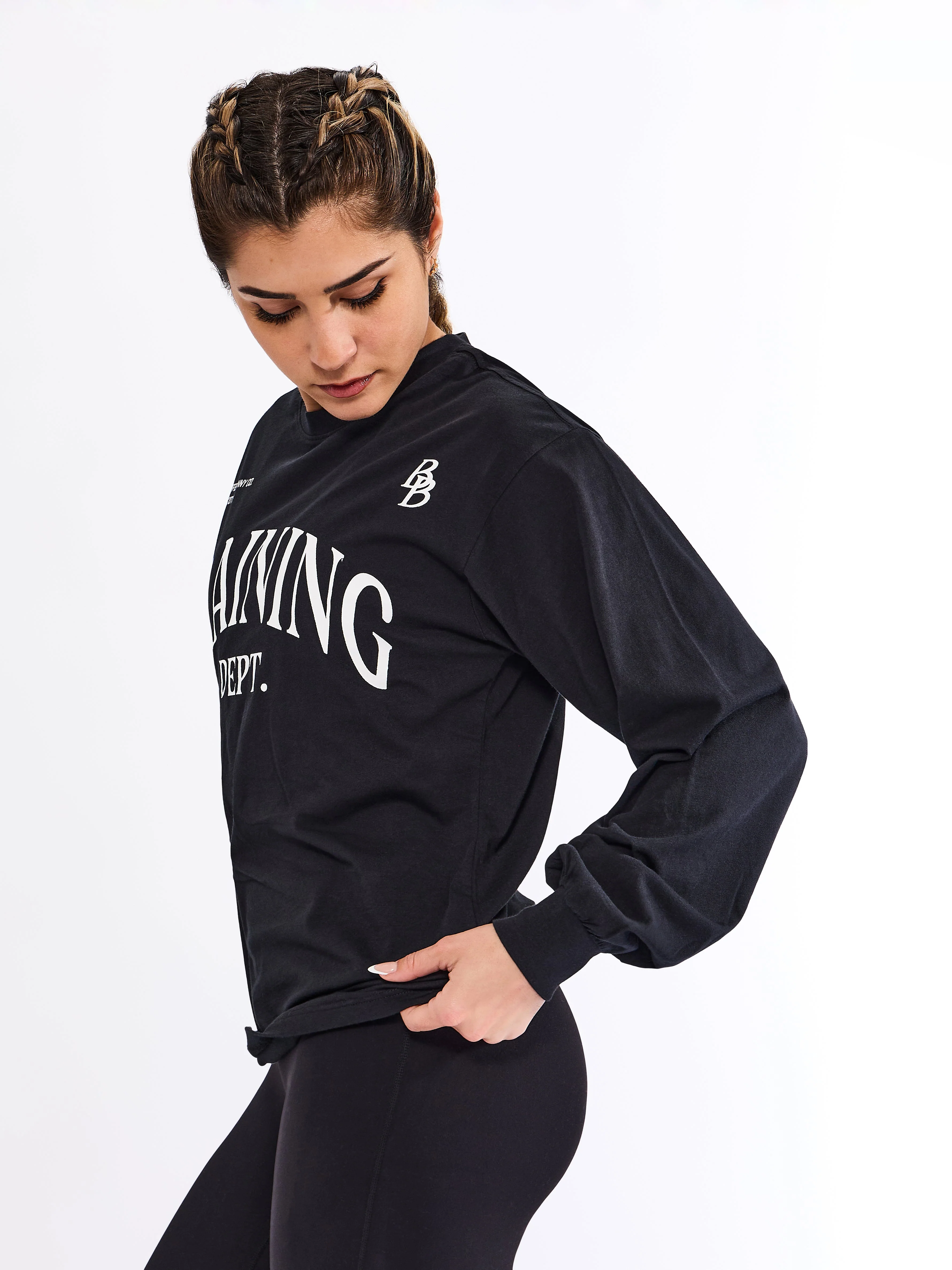 Training Long Sleeve Tee - Onyx Black - Image 2
