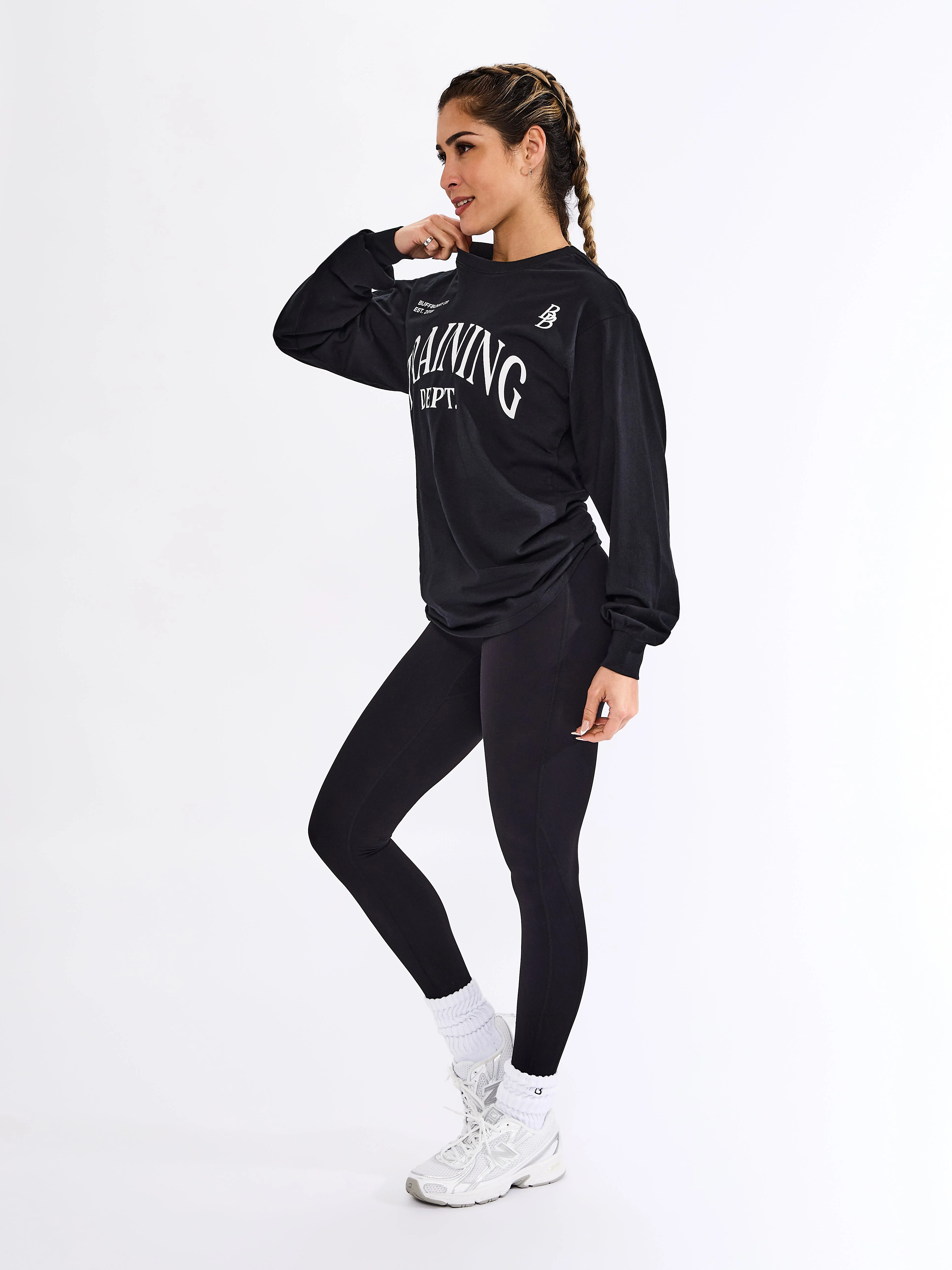 Training Long Sleeve Tee - Onyx Black - Image 4