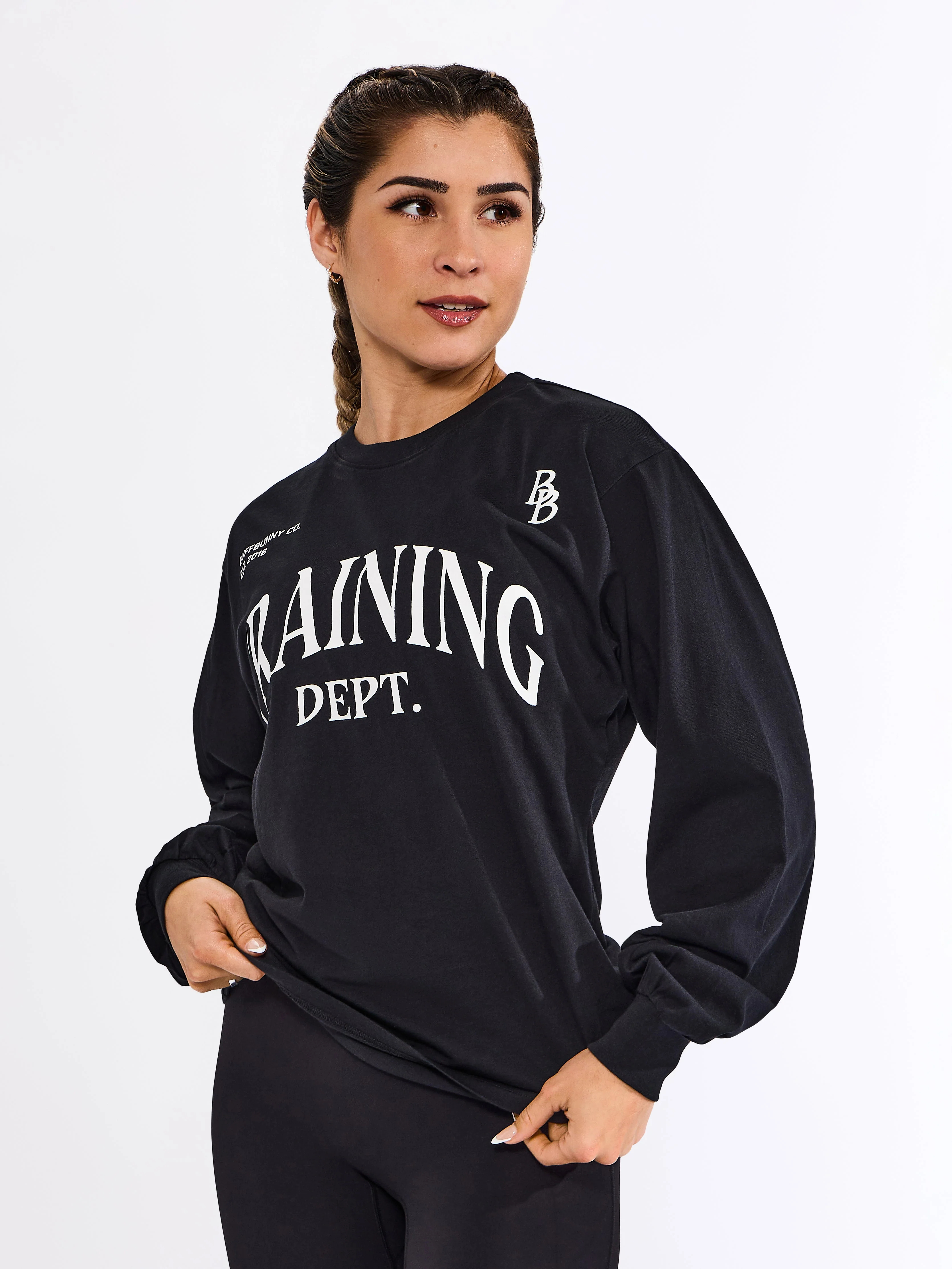 Training Long Sleeve Tee - Onyx Black - Image 6