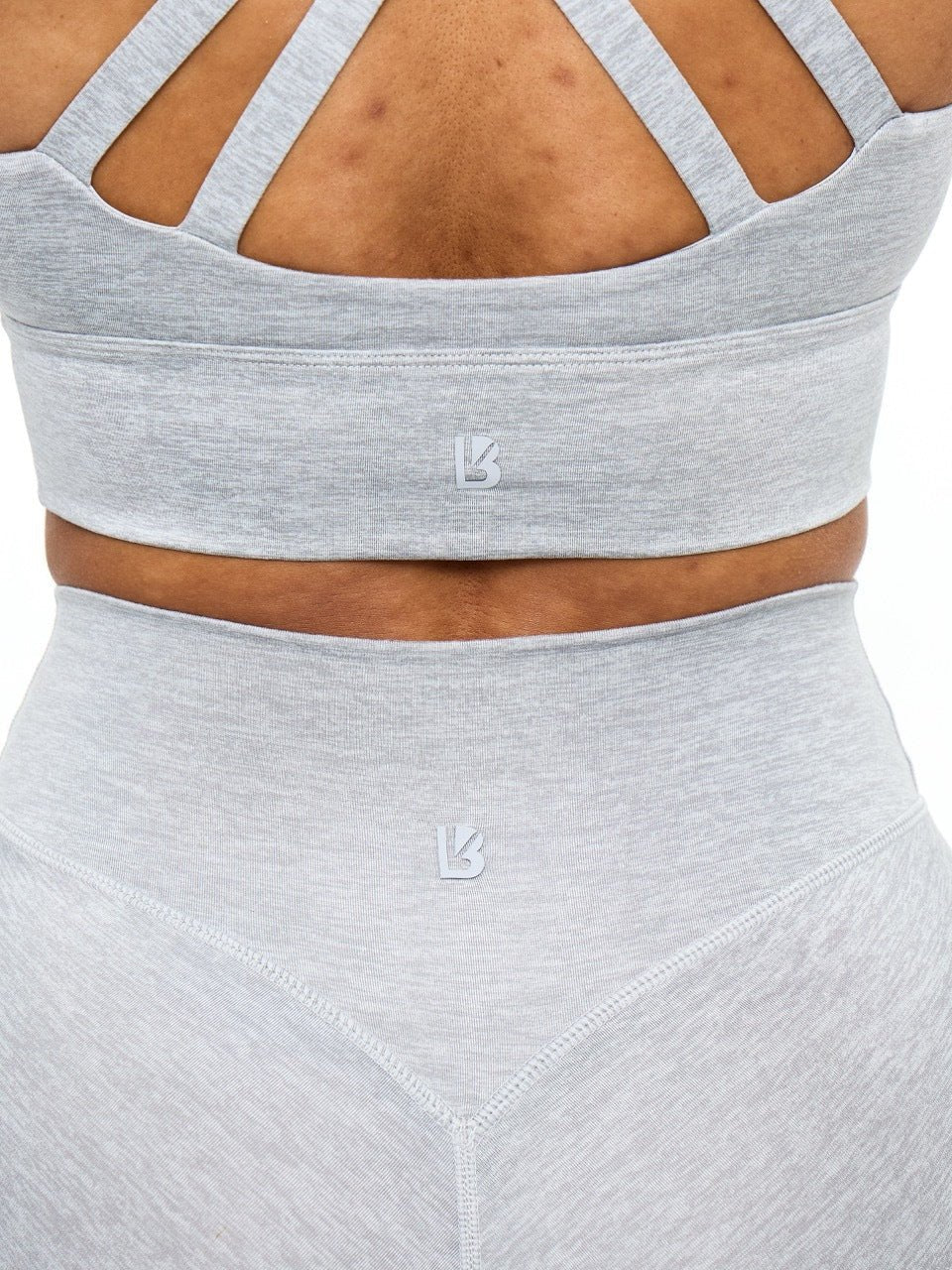 Twilight Dream Heather Sports Bra - Heather Grey - Image 6