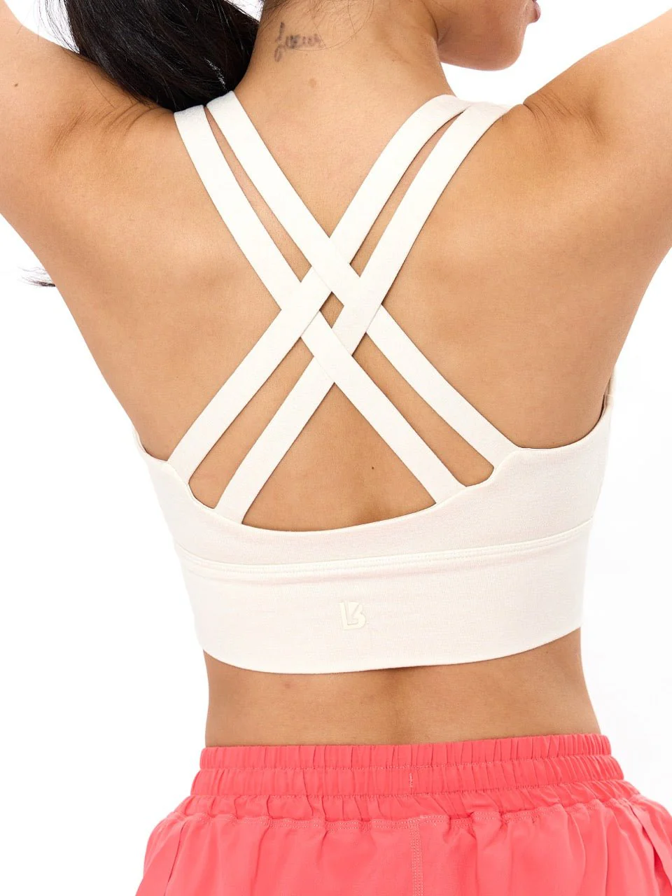 Twilight Dream Heather Sports Bra - Oat Milk - Image 6