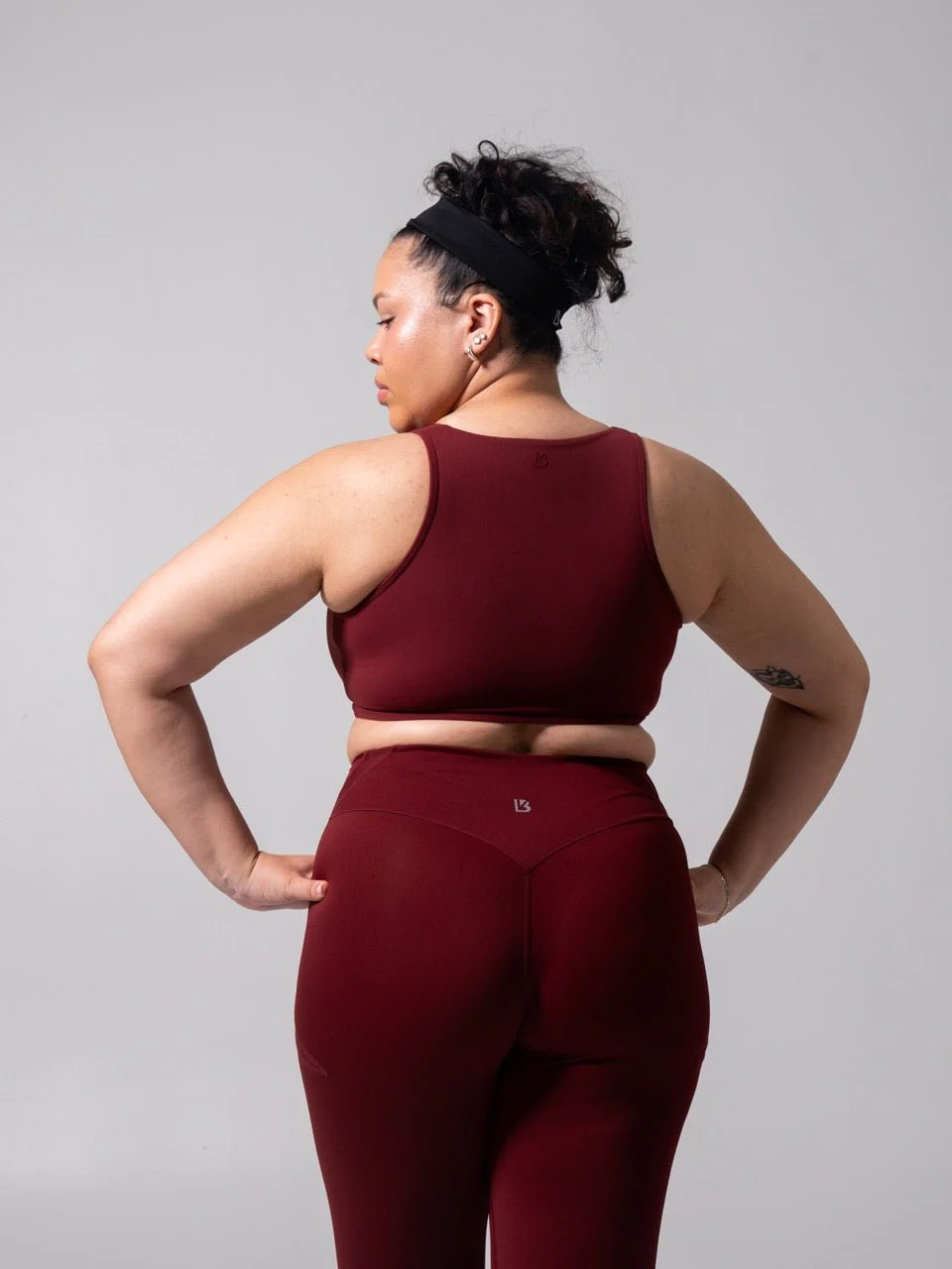 Twist Fit Sports Bra - Vineyard - Image 3