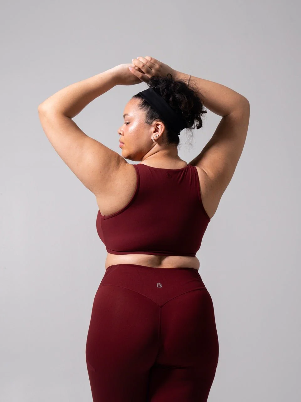 Twist Fit Sports Bra - Vineyard - Image 4