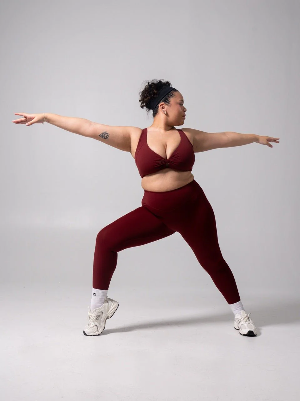 Twist Fit Sports Bra - Vineyard - Image 7