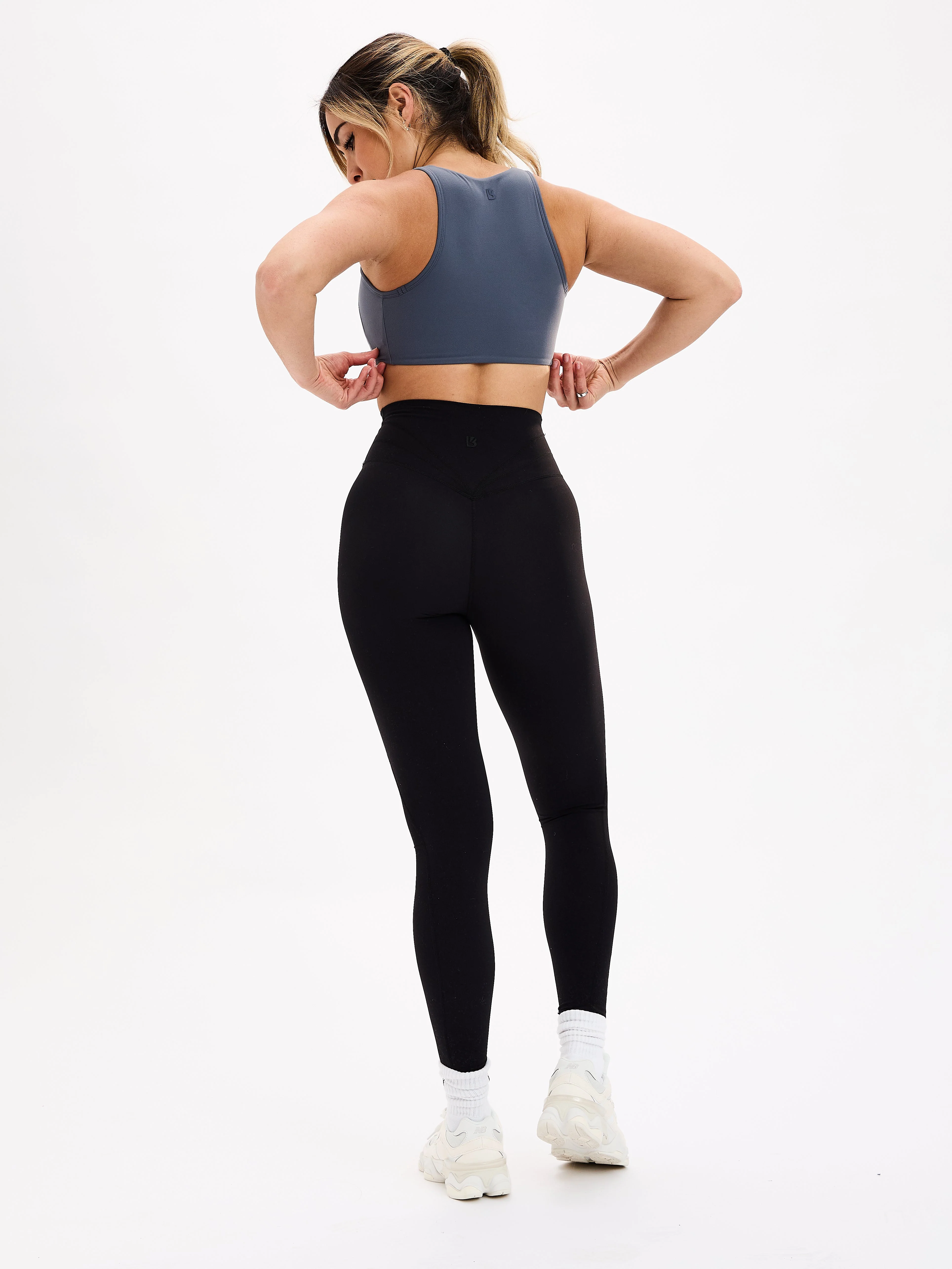 Twisted Curve Sports Bra - Barista Blue - Image 5