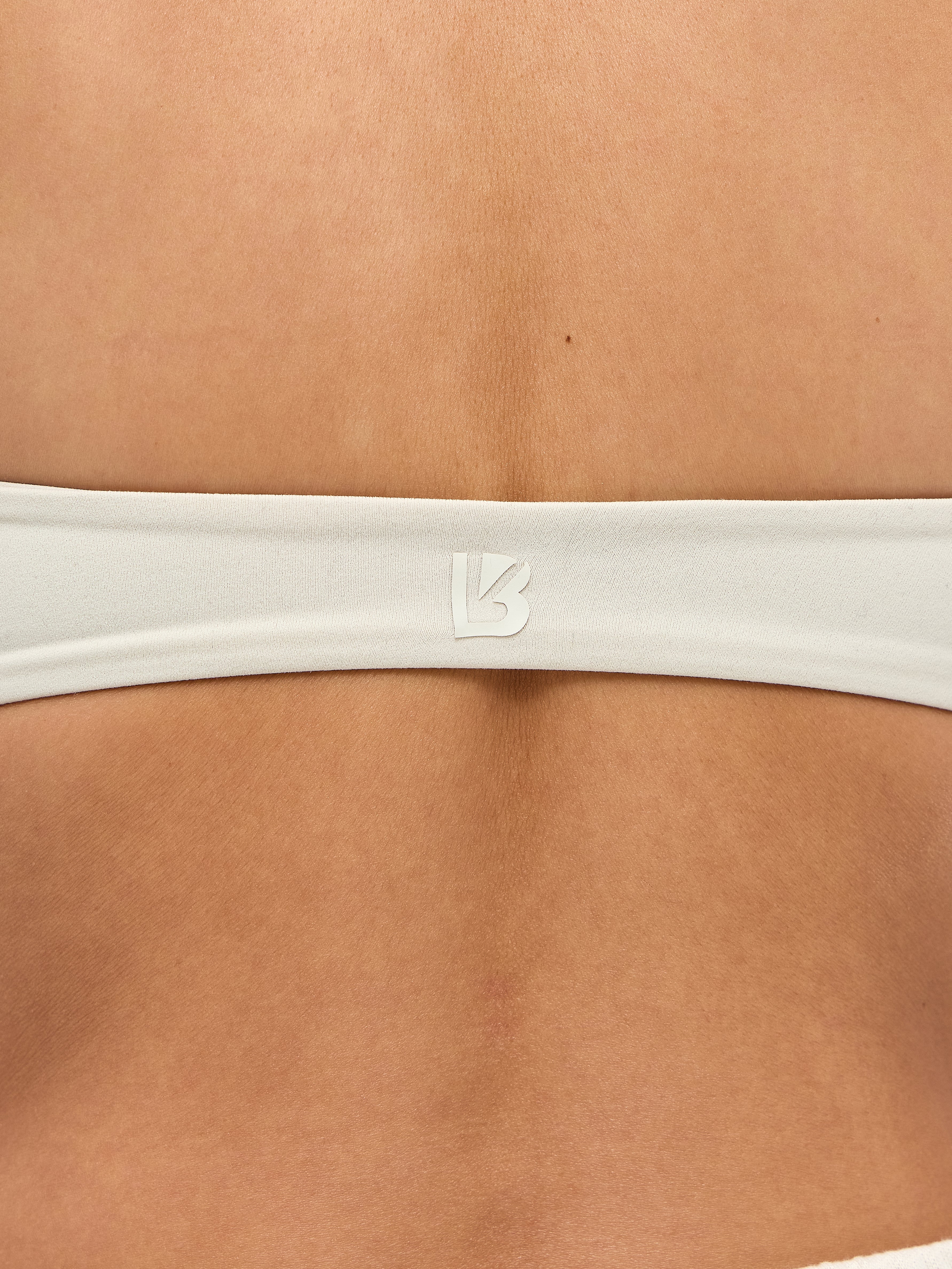 Twisted Halter Sports Bra - Bone - Image 6