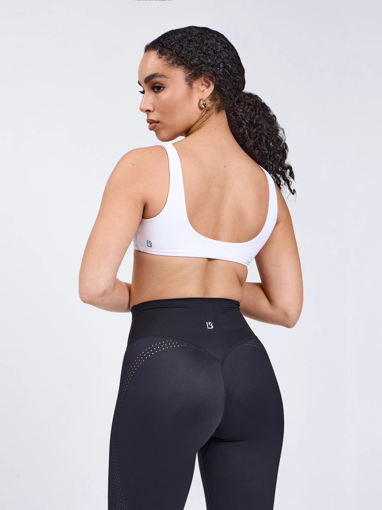Twisted Sports Bra - White - Image 6