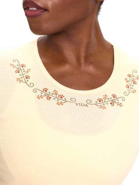 Vida Baby Tee - Leche - Image 6