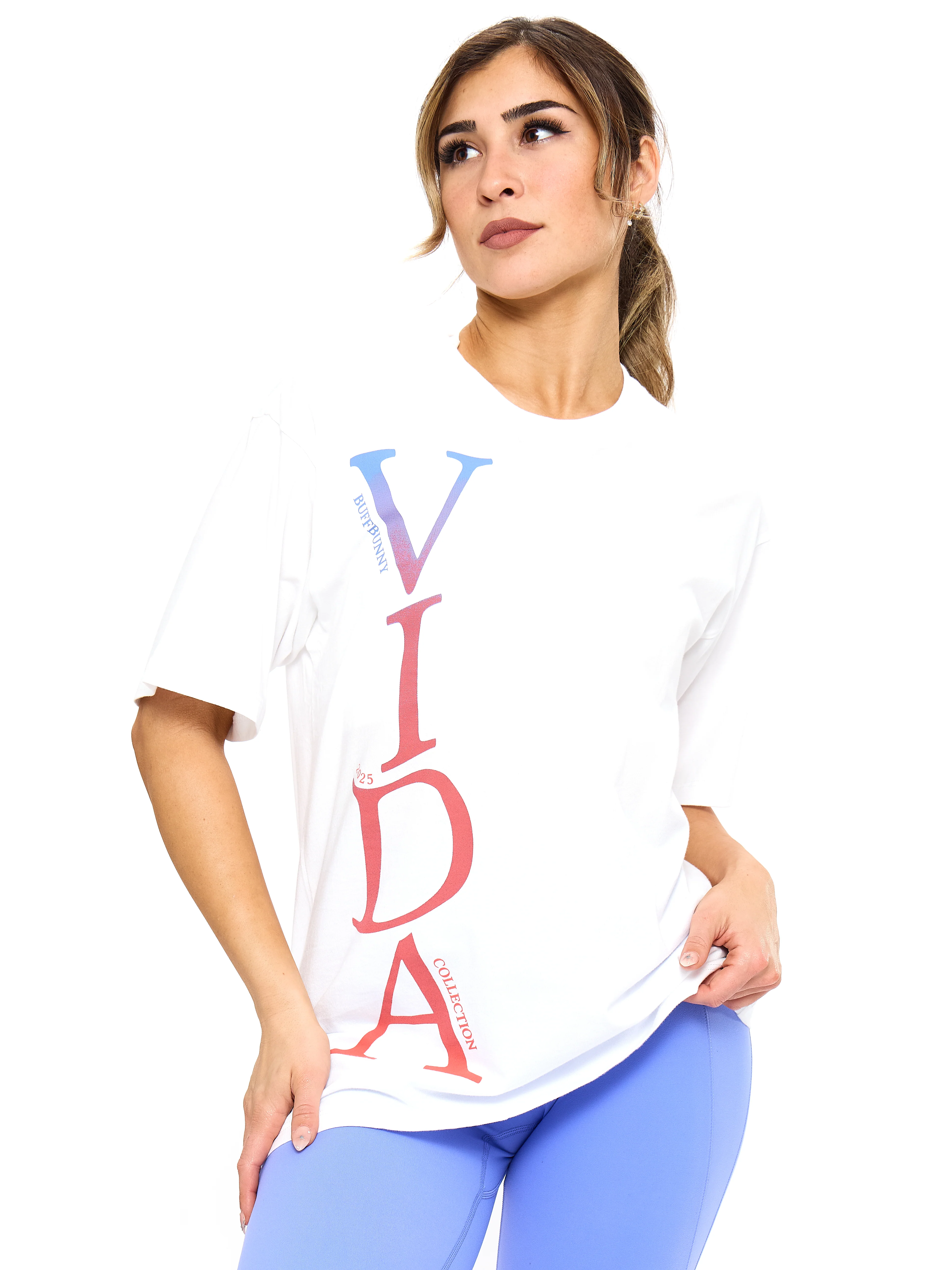 Vida Short Sleeve Tee - White - Image 2