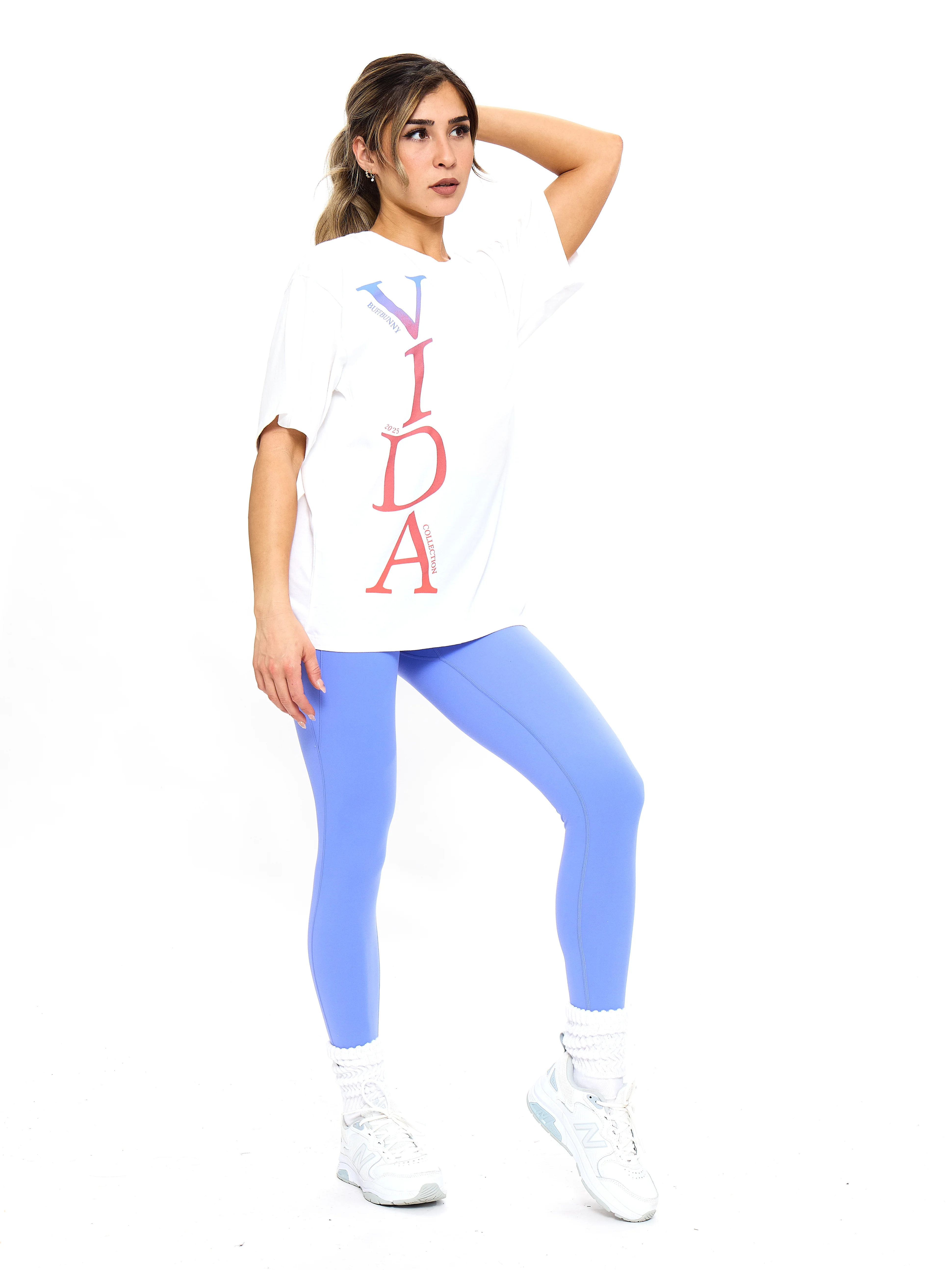 Vida Short Sleeve Tee - White - Image 4