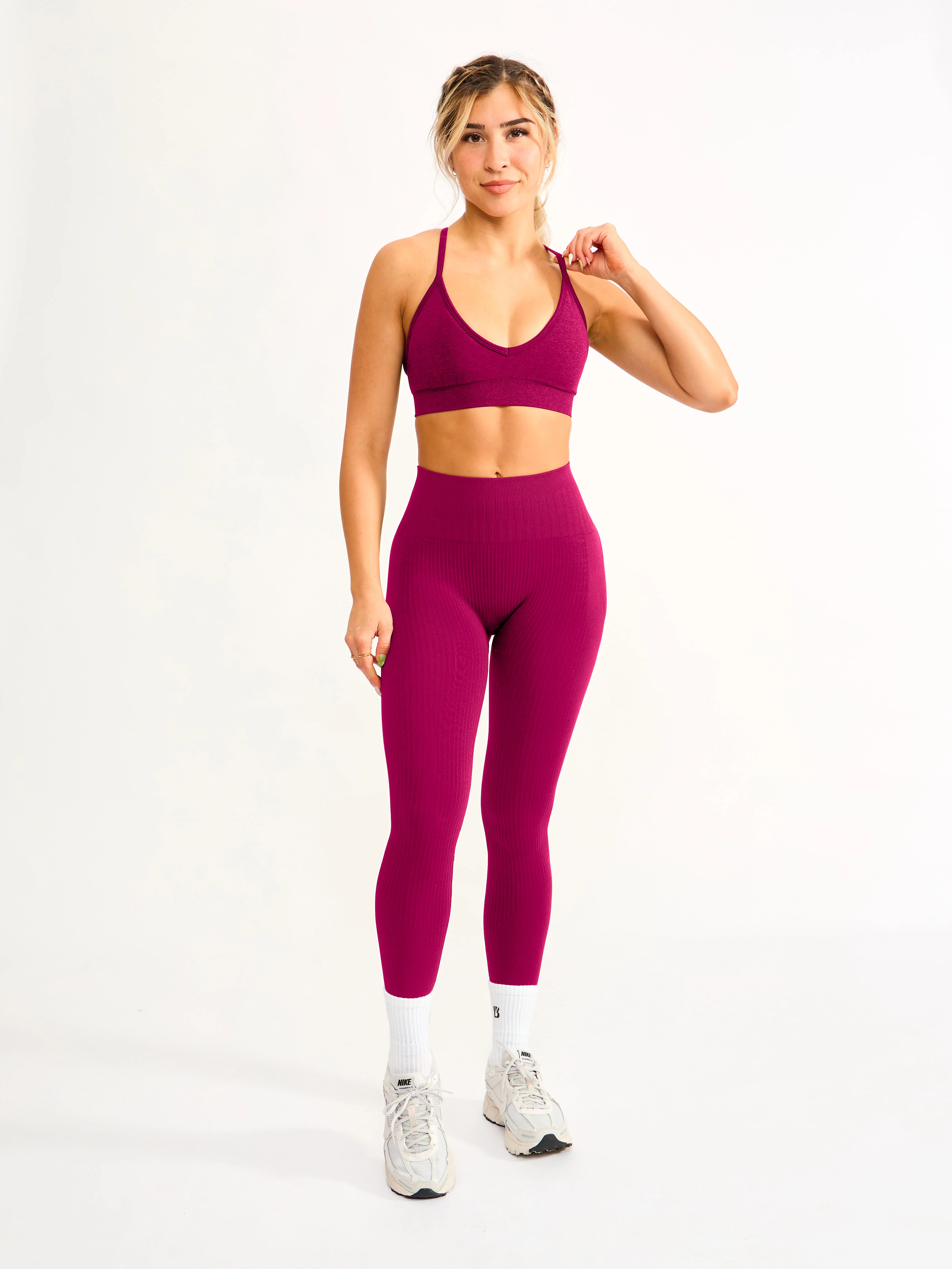 Waterfall Seamless Legging - Empire Rose - Image 5