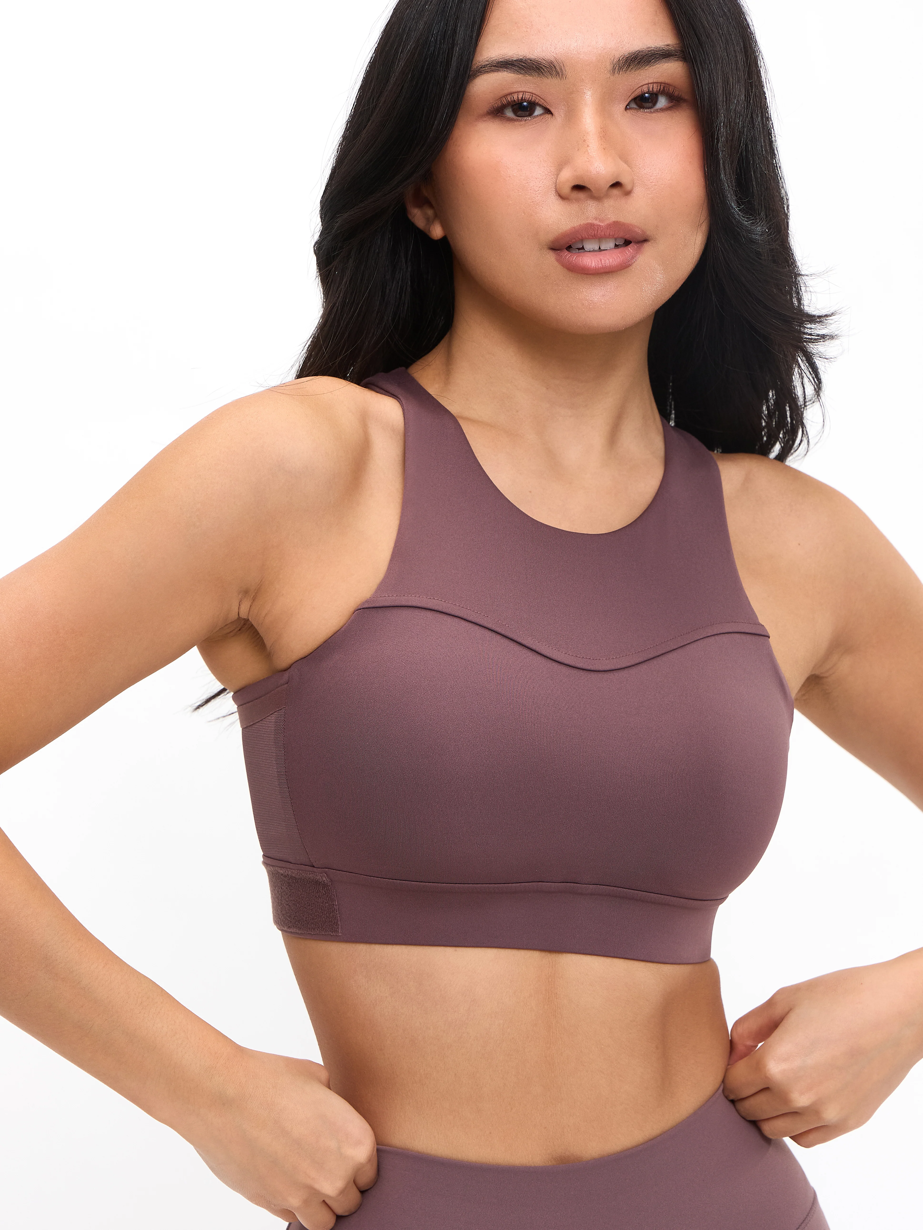 Wicked Sports Bra - Mocha Berry - Image 5