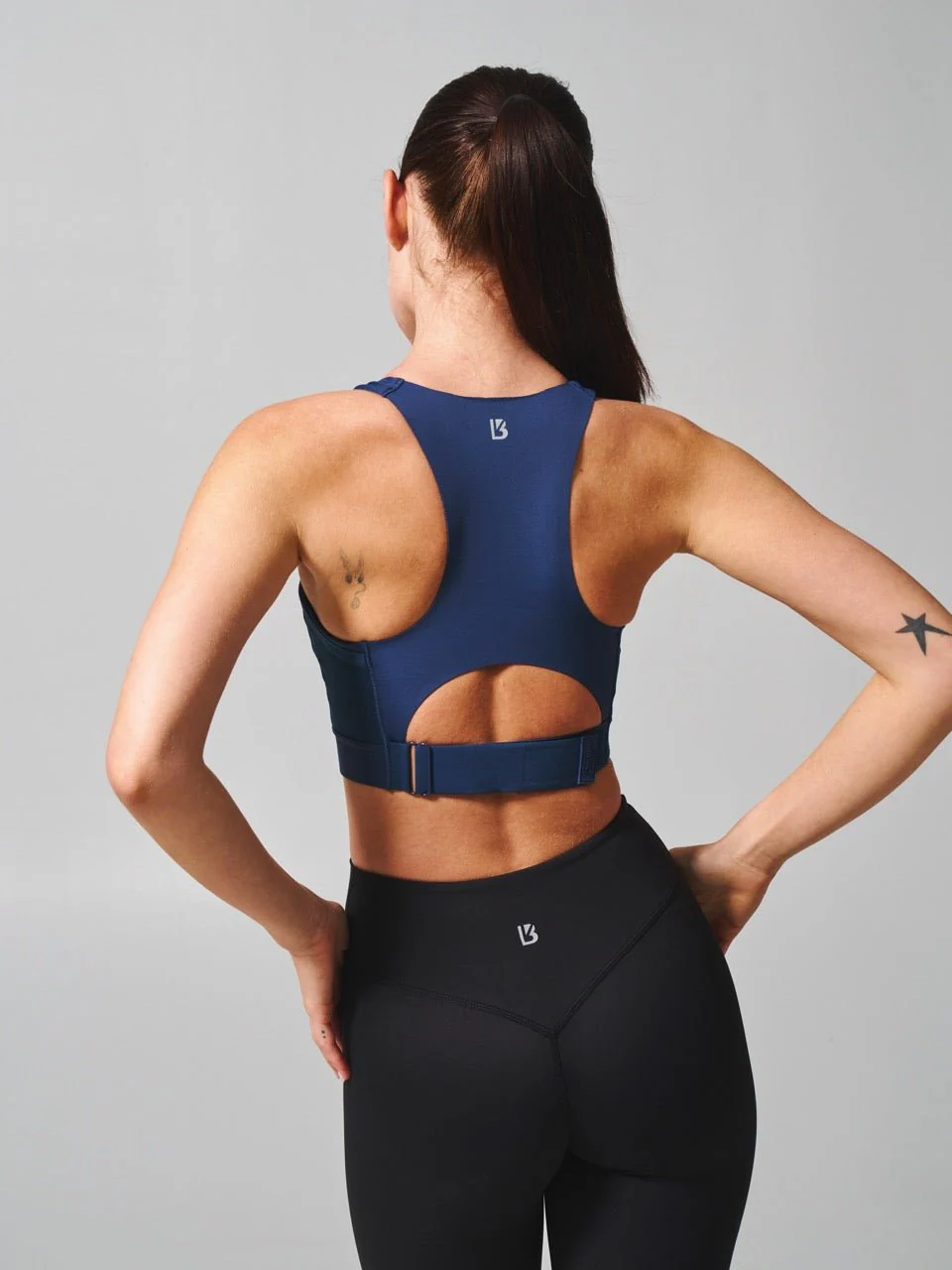 Wicked Zip Sports Bra - Baked Blue - Image 6