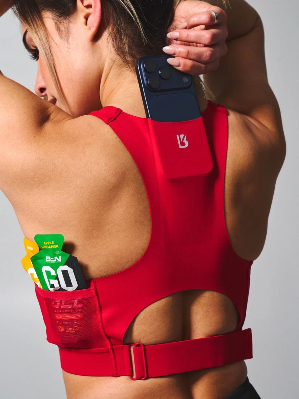 Wicked Zip Sports Bra - Lipstick Red - Image 8