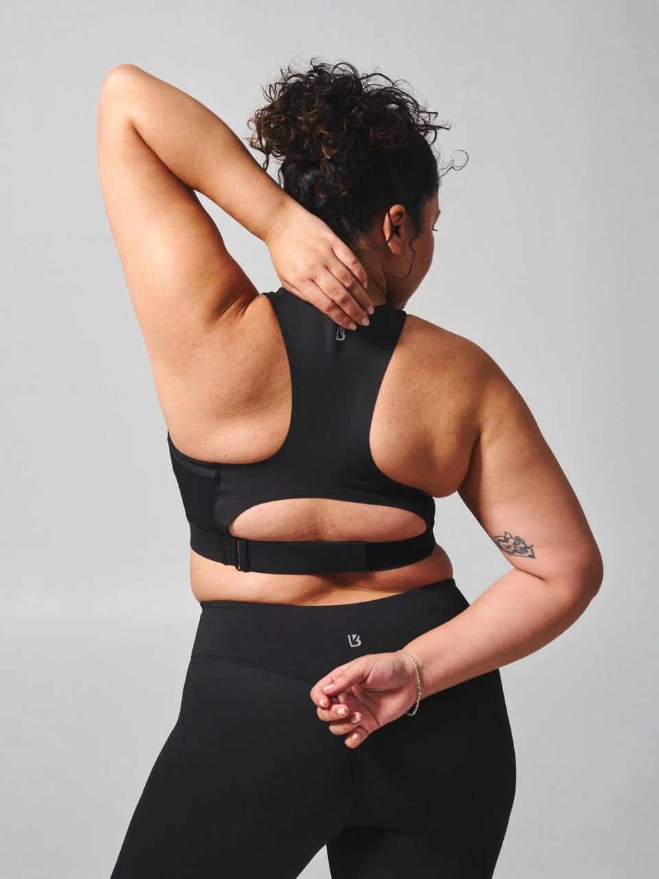 Wicked Zip Sports Bra - Onyx Black - Image 3
